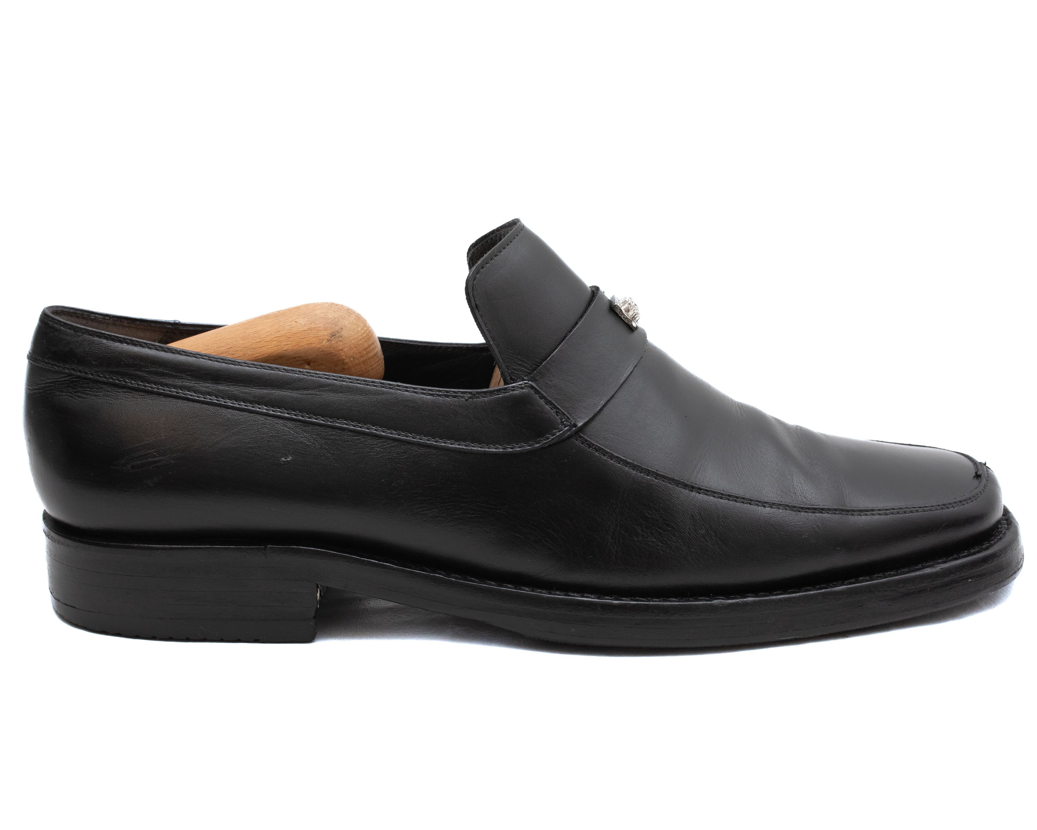 Versace GIANNI VERSACE Vintage Medusla Logo Penny Loafers Size US 8.5 / EU 41-42 - 3 Thumbnail
