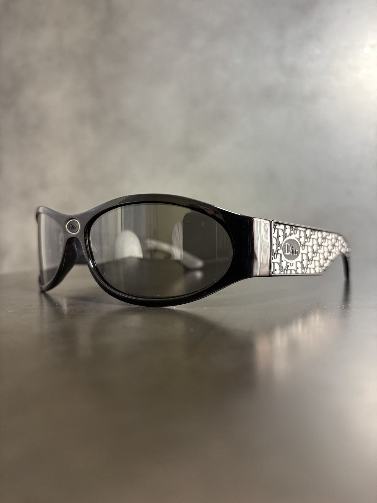 Dior × Vintage DIOR Lock Heart Logo Sunglasses Y2k archive