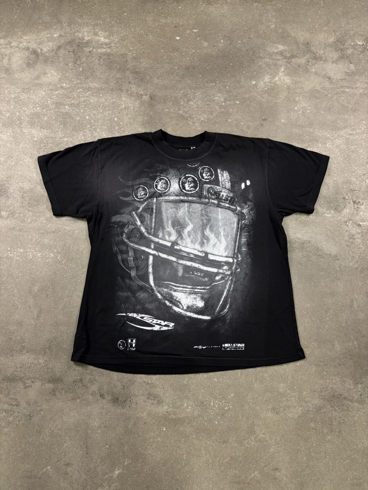 HELLSTAR Hellstar Gridiron T-Shirt, Black Size US L / EU 52-54 / 3 - 1 Thumbnail