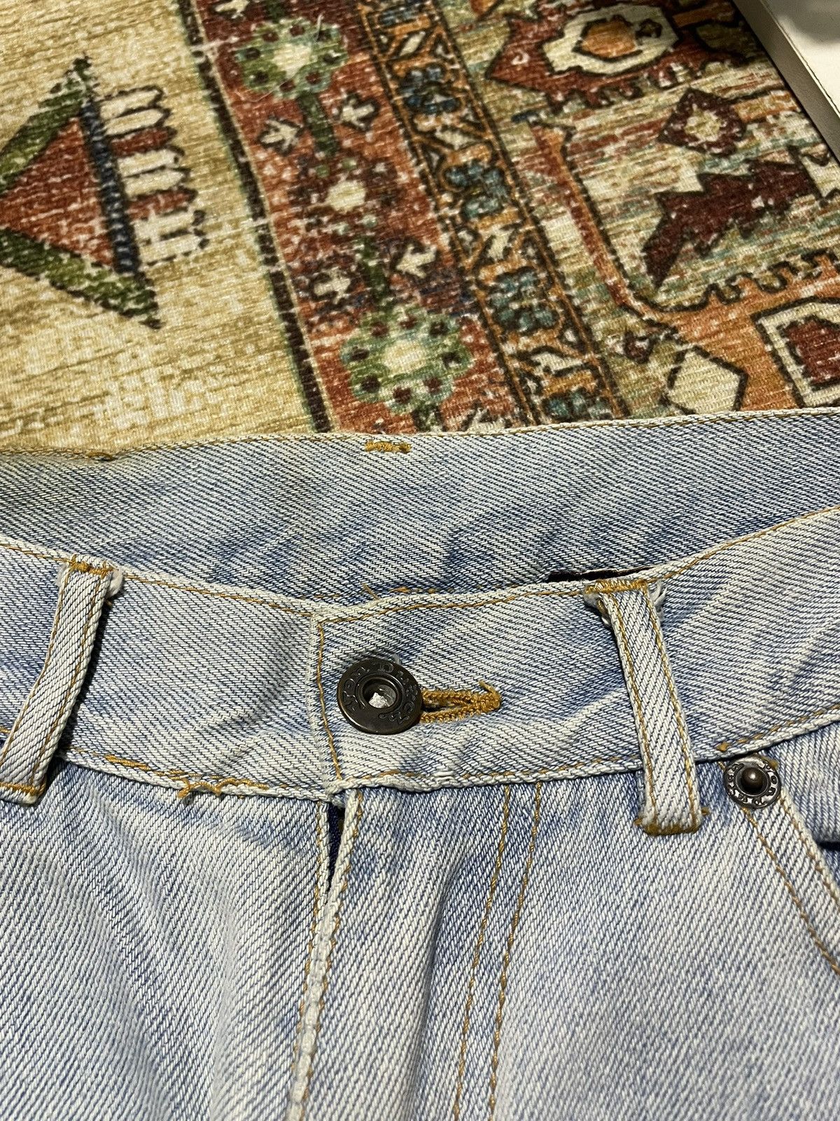 Von Dutch SOOOOLLLDD Vintage 2000's Y2k Denim Pants Vonducth Size US 30 / EU 46 - 7 Thumbnail