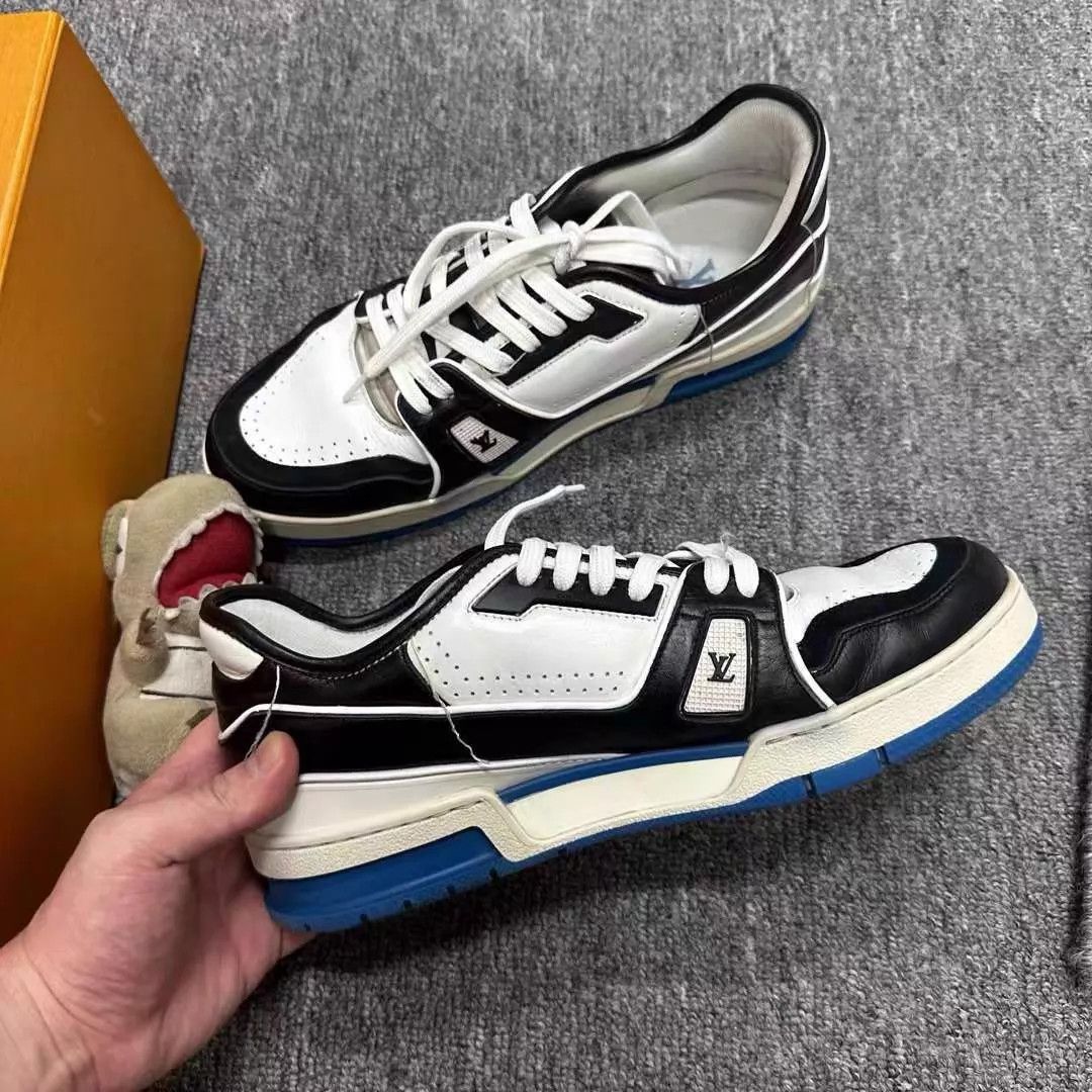 Louis Vuitton LV x Fragment Design Trainer 95 New With Box Size 41.5 Size US 8.5 / EU 41-42 - 3 Thumbnail