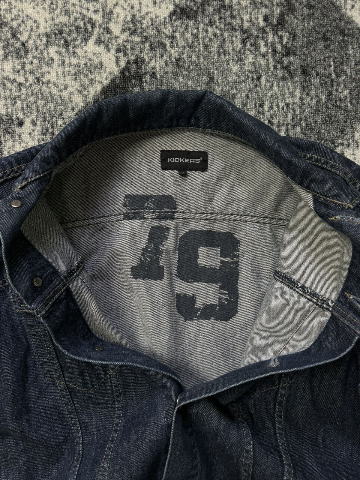 Kickers Vintage Kickers Denim style Jacket Y2K 90s rap Overcoat Size US M / EU 48-50 / 2 - 7 Thumbnail