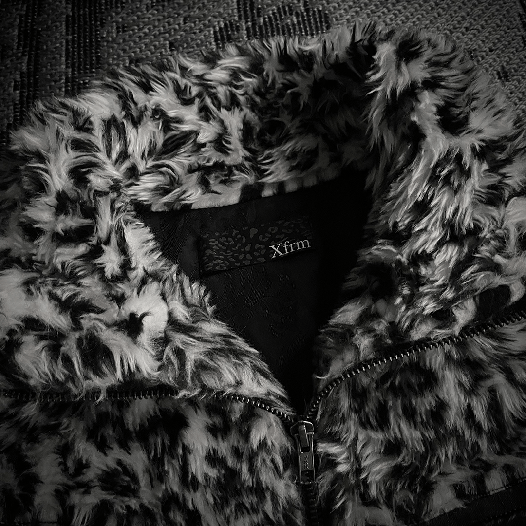 Japanese Brand Xfrm White Leopard Fur 2 Way Jacket Size L / US 10 / IT 46 - 3 Thumbnail