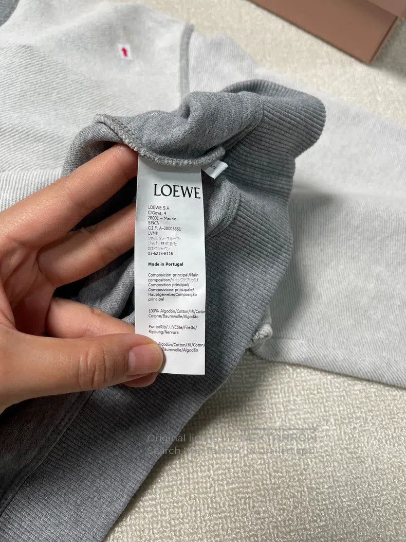 Loewe Loewe Embroidered Logo Patchwork Crew Neck Sweatshirt Size S / US 4 / IT 40 - 3 Thumbnail