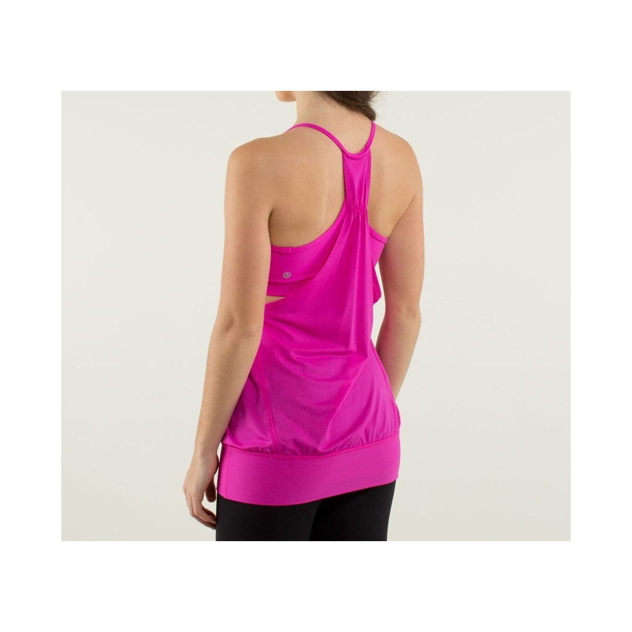 Lululemon LULULEMON No Limits Tank Pink Sport Top Built-in Bra Sz 4 Size S / US 4 / IT 40 - 2 Thumbnail