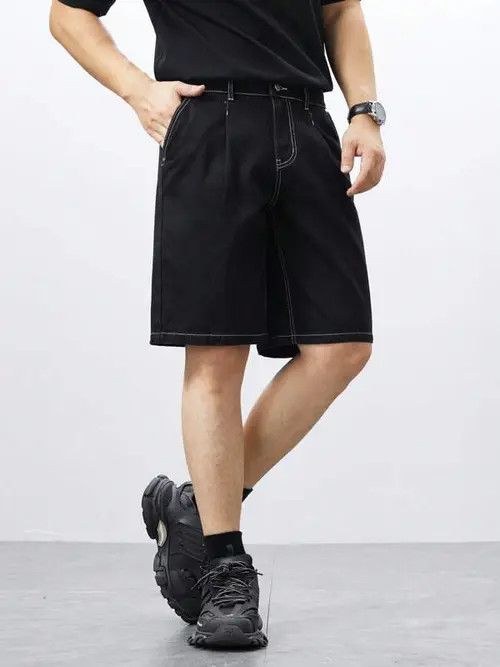 Japanese Brand × Vintage EDGY Y2K avant garde shorts Size US 32 / EU 48 - 1 Thumbnail