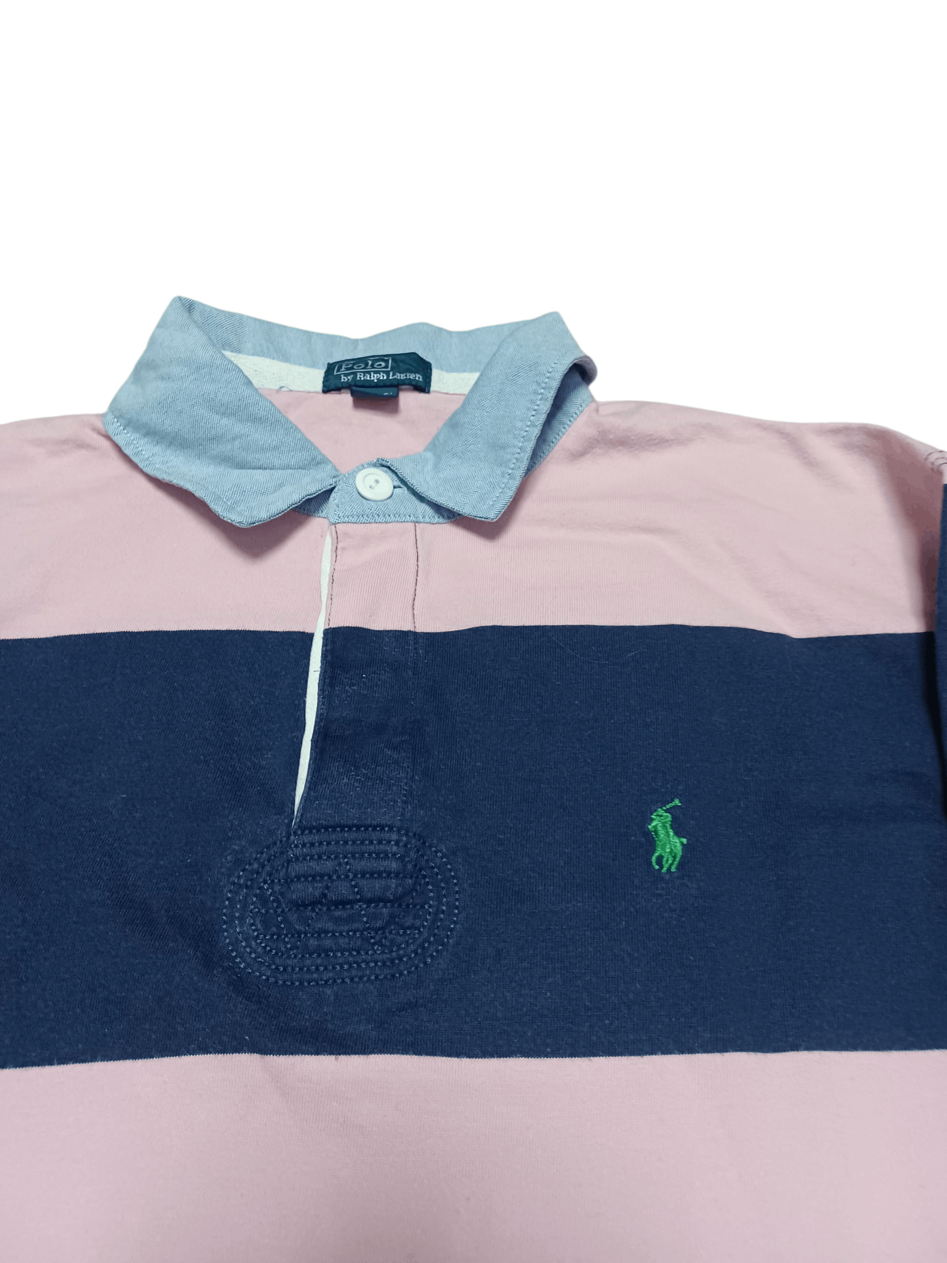 Polo Ralph Lauren POLO RALPH LAUREN VINTAGE LUXURY STRIPED RUGBY SHIRT Size US M / EU 48-50 / 2 - 2 Thumbnail