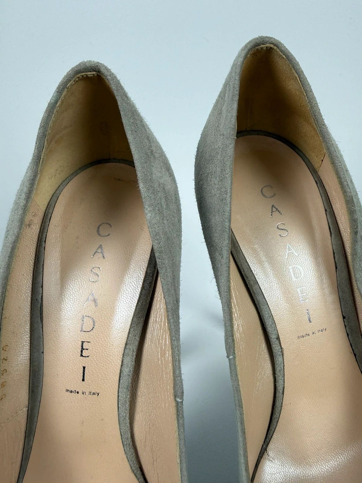 Casadei Casadei Suede Heels size 38 Size US 8 / IT 38 - 5 Thumbnail