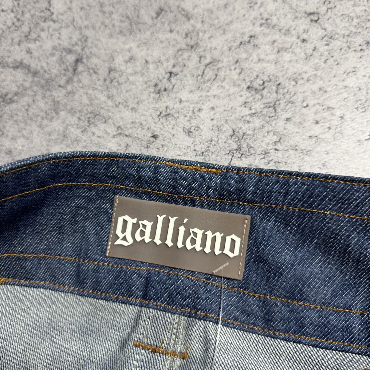 John Galliano NEW Galliano Y2K 00s Mini Skirt Size 26" / US 2 / IT 38 - 7 Thumbnail