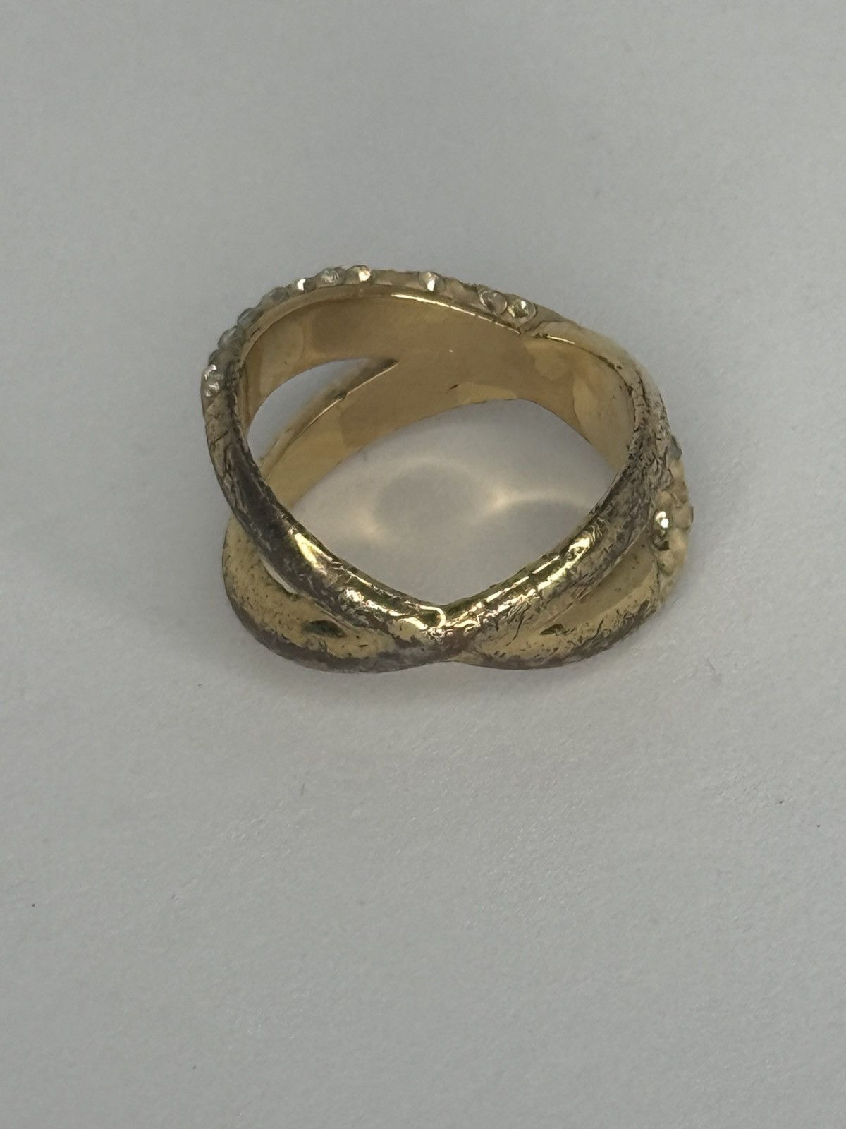 Swarovski Swarovski Gold Ring - missing crystals ! Size ONE SIZE - 2 Thumbnail