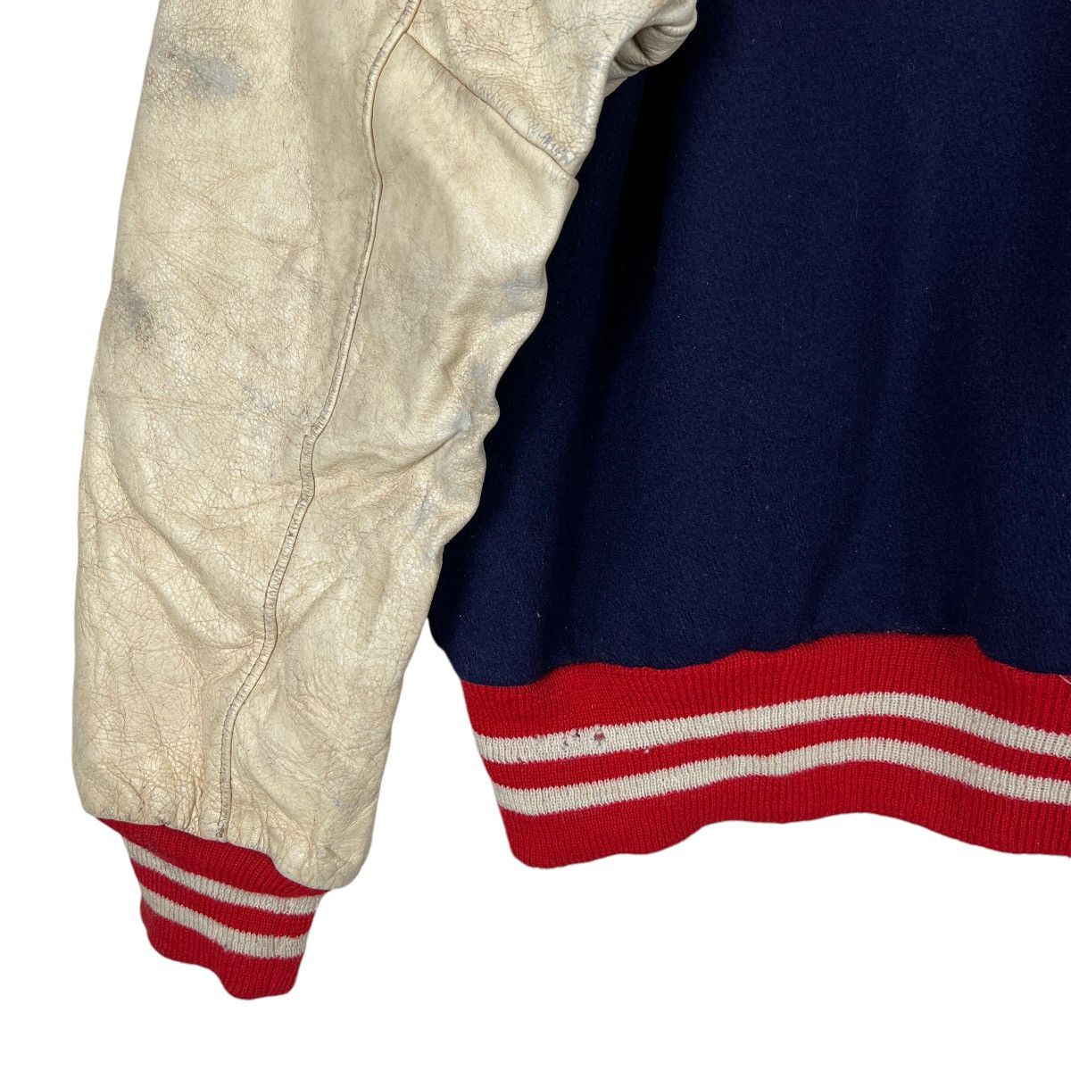 Vintage 🔥 50s VINTAGE SPEEDLINE STADIUM VARSITY BOMBER JACKET Size US L / EU 52-54 / 3 - 13 Thumbnail