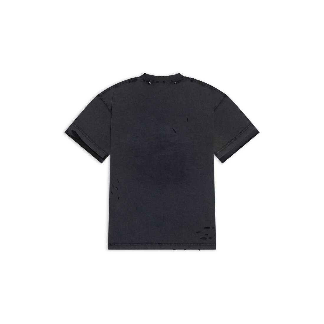 Balenciaga o1w1db10426 Maison Balenciaga T-Shirt Medium Fit in Black Size US L / EU 52-54 / 3 - 6 Thumbnail