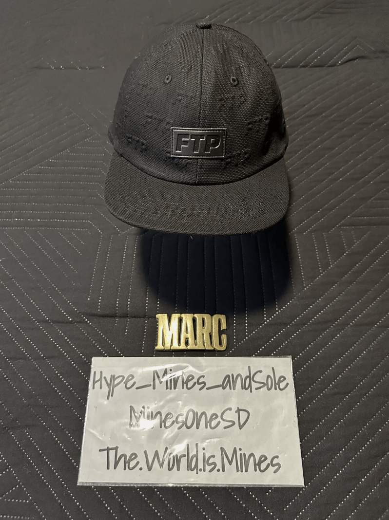 Fuck The Population FTP Embossed Logo 6 Panel - Black Size ONE SIZE - 3 Thumbnail