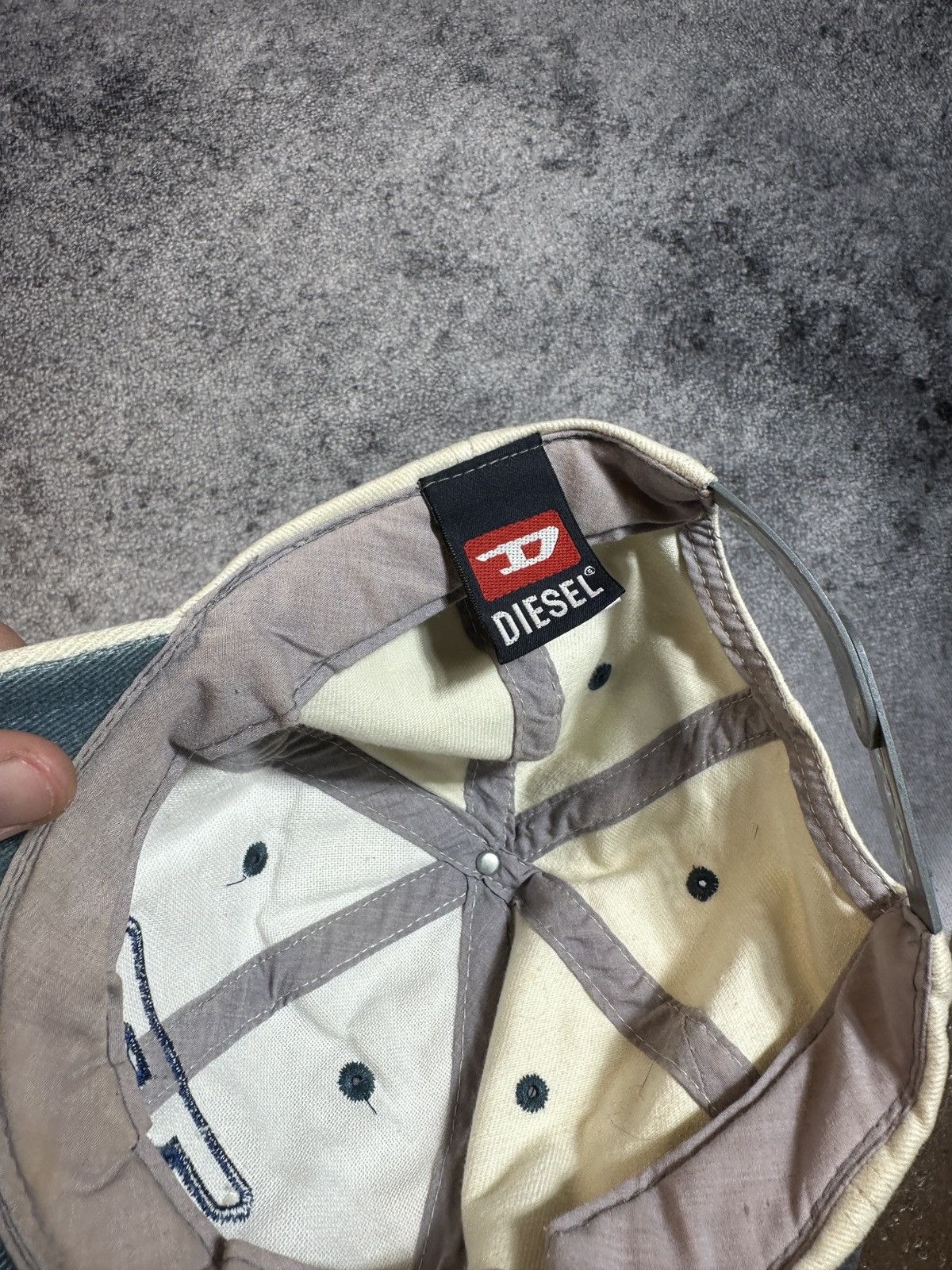 Diesel Y2K Vintage Diesel Cap Rare Streetwear Logo Casual USA Hats Size ONE SIZE - 3 Thumbnail