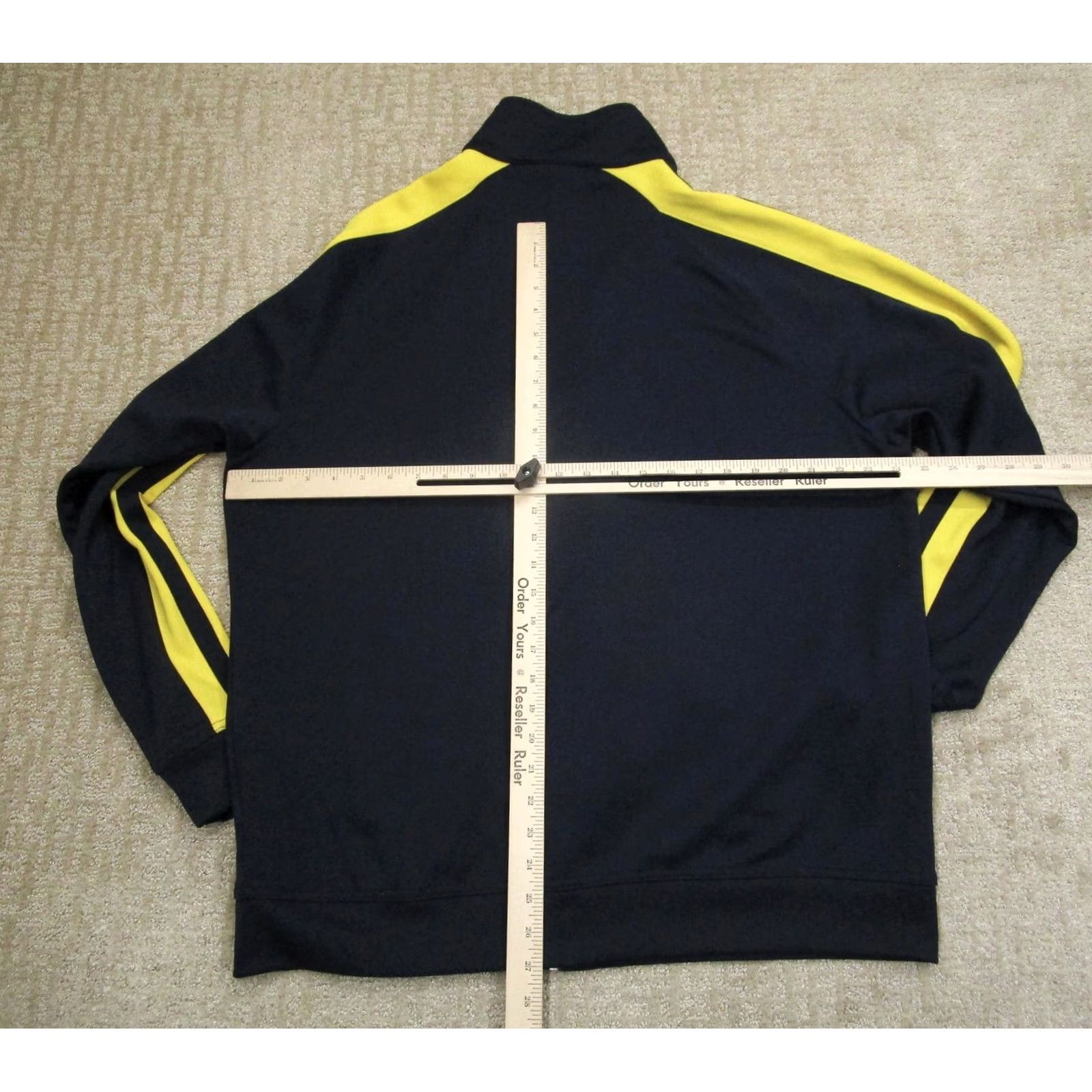 Nike VINTAGE Nike Jacket Men 2XL Blue Yellow Full Zip Track Windbreaker Retro Swoosh Jacket Mens Long Sleeve Striped Pattern Bre... Size US XXL / EU 58 / 5 - 4 Thumbnail