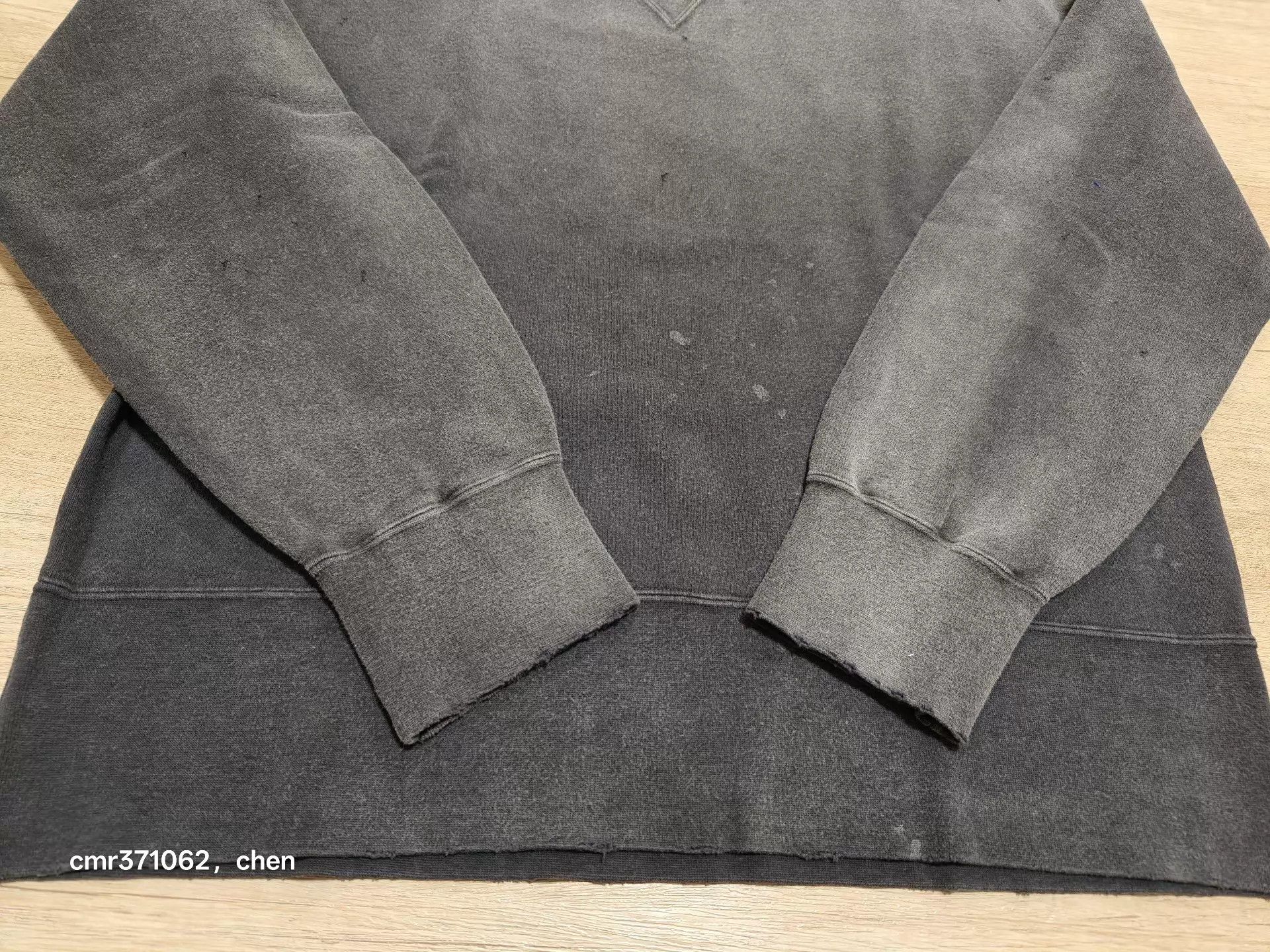 Visvim VISVIM 23SS COURT SWEAT L/S CRASH Black Size 4 Near New Size US XL / EU 56 / 4 - 5 Thumbnail