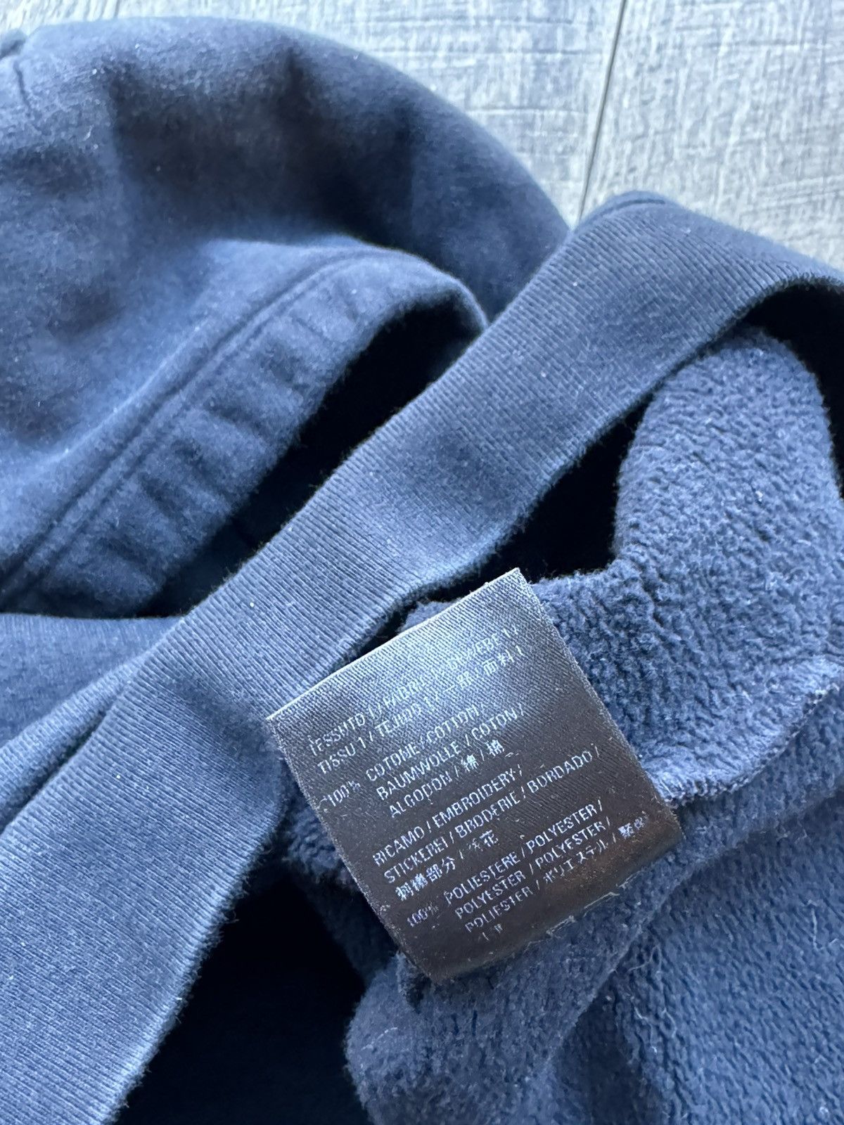 Balenciaga Balenciaga Navy Script logo hoodie - Medium Size US M / EU 48-50 / 2 - 7 Thumbnail