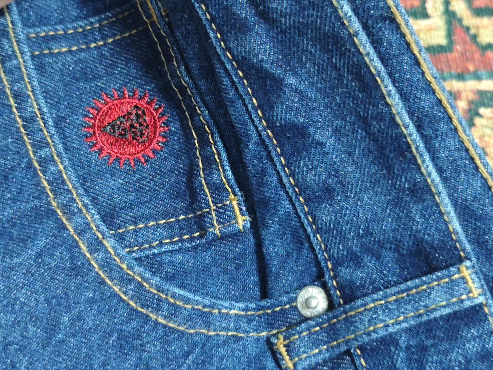 Billionaire Boys Club Billionaire Boys Club Flying Dog Denim Shorts Size US 34 / EU 50 - 4 Thumbnail