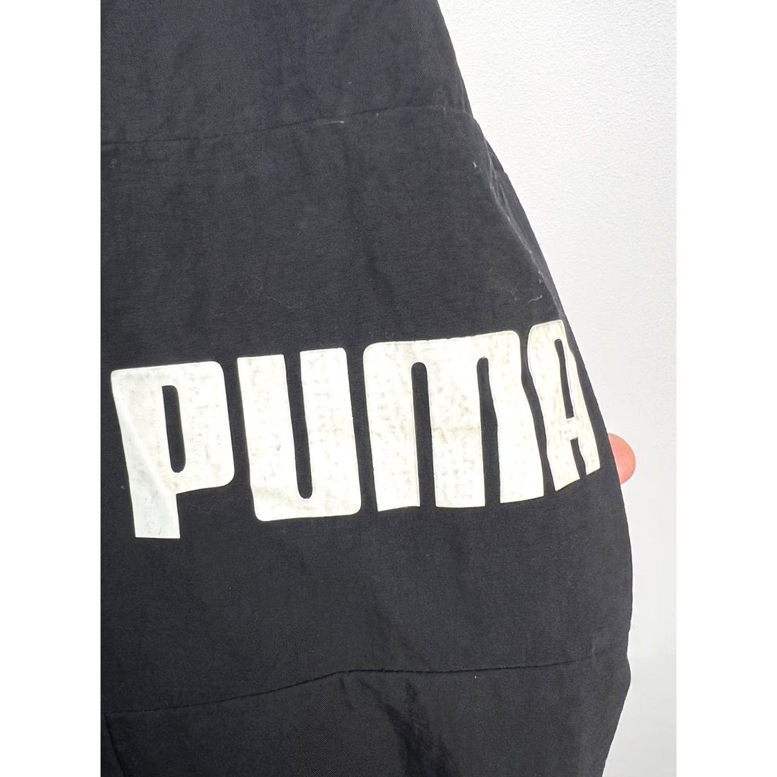 Puma PUMA Bomber Jacket Black Full Zip Logo Size L Mens Size US L / EU 52-54 / 3 - 3 Thumbnail