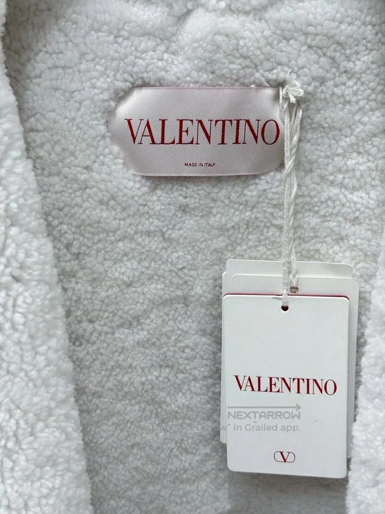 Valentino Valentino Tweed gold thread and sheepskin wool integrated Size M / US 6-8 / IT 42-44 - 5 Thumbnail