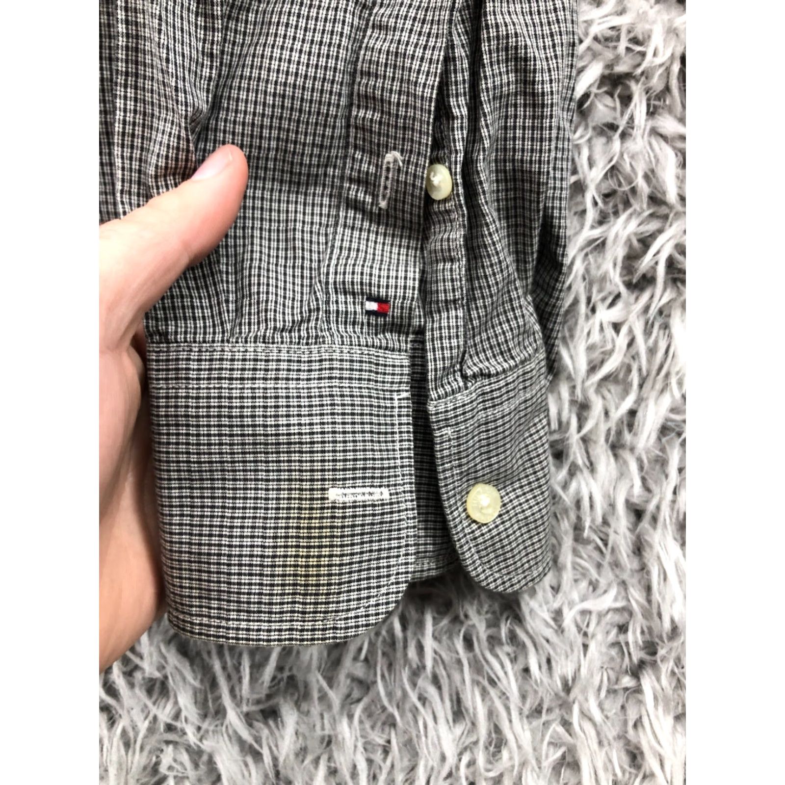 Tommy Hilfiger Tommy Hilfiger Slim Fit Shirt XL Mens Long Sleeve Button-Down Collar Plaid Button-Up Modern Classic Size US XL / EU 56 / 4 - 3 Thumbnail