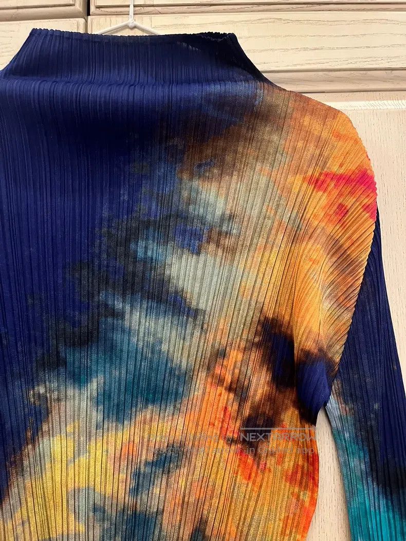 Issey Miyake Issey Miyake Star Universe Nebula Turtleneck Top Size L / US 10 / IT 46 - 3 Thumbnail