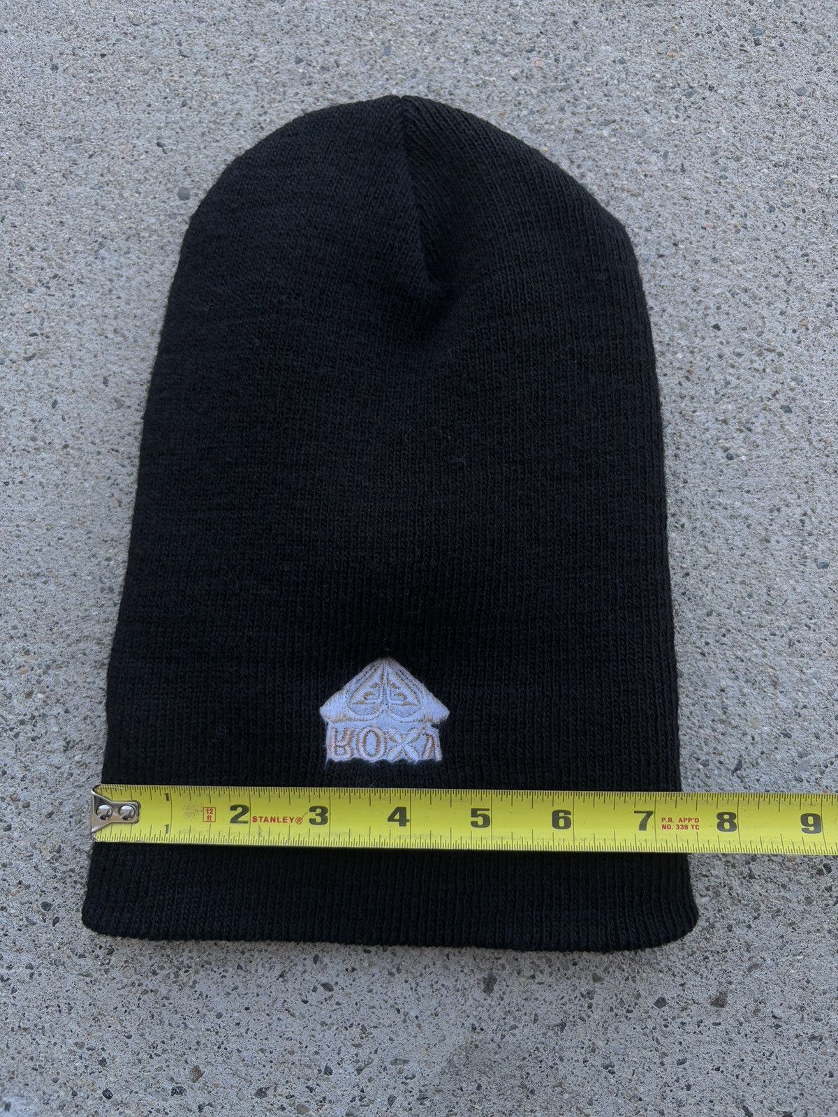 Quiksilver × Vintage Vintage 2000 Y2K Black/Tan Roxy Logo Embroidered Snow Beanie Size ONE SIZE - 6 Thumbnail