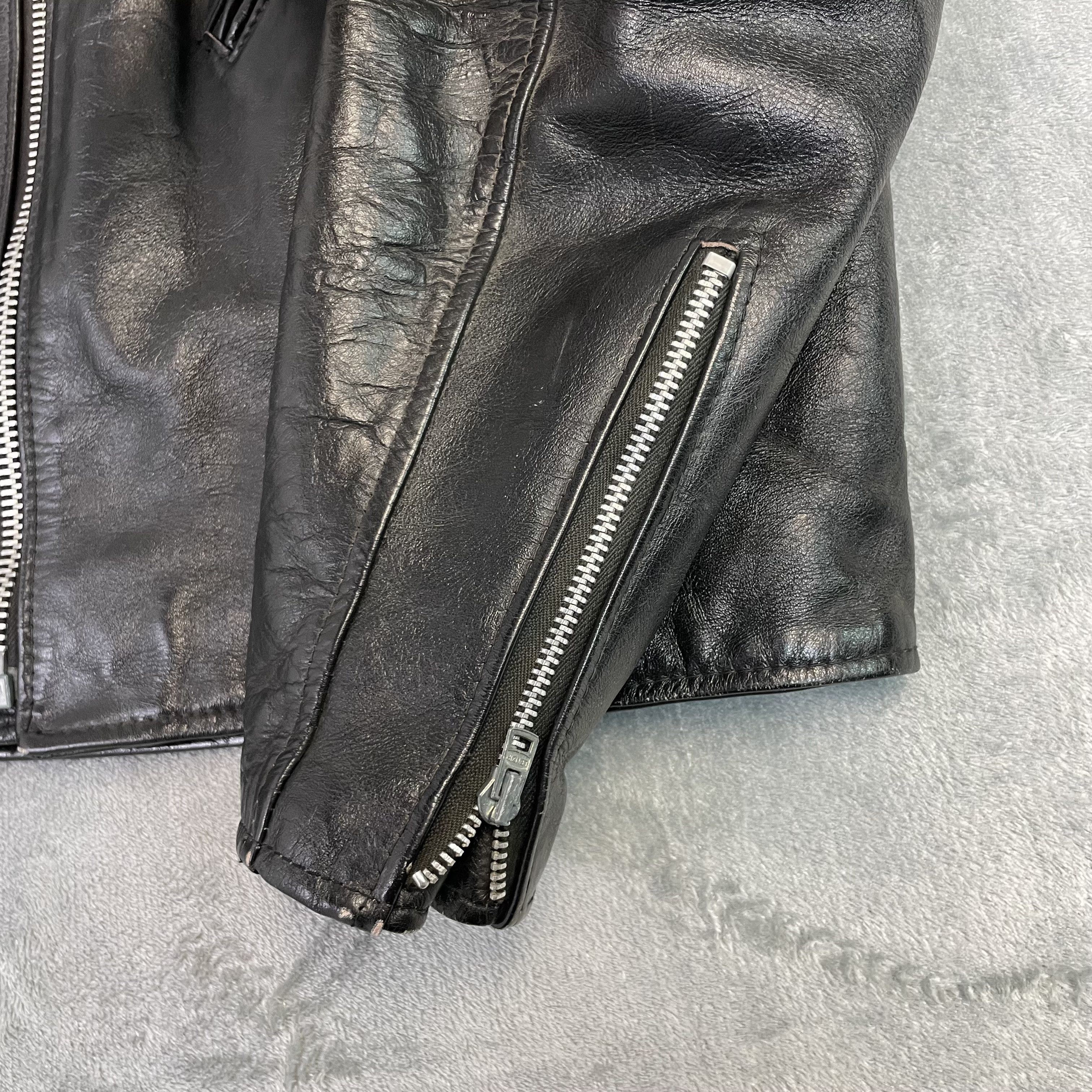 Harley Davidson × Vintage vintage 1970s black HARLEY DAVIDSON leather jacket 42 AMF Size US M / EU 48-50 / 2 - 4 Thumbnail