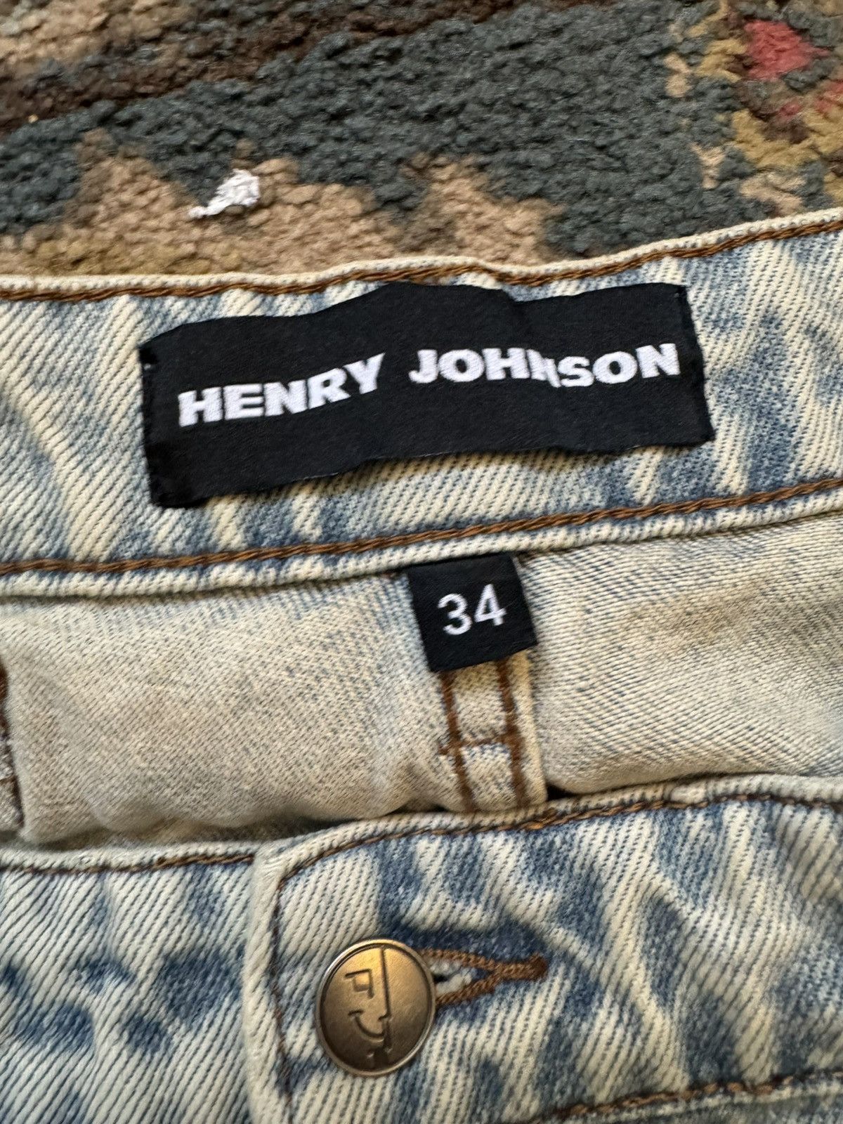 Henry Johnson 34 waist Utility denim v3 light blue wash Henry Johnson Size US 34 / EU 50 - 3 Thumbnail