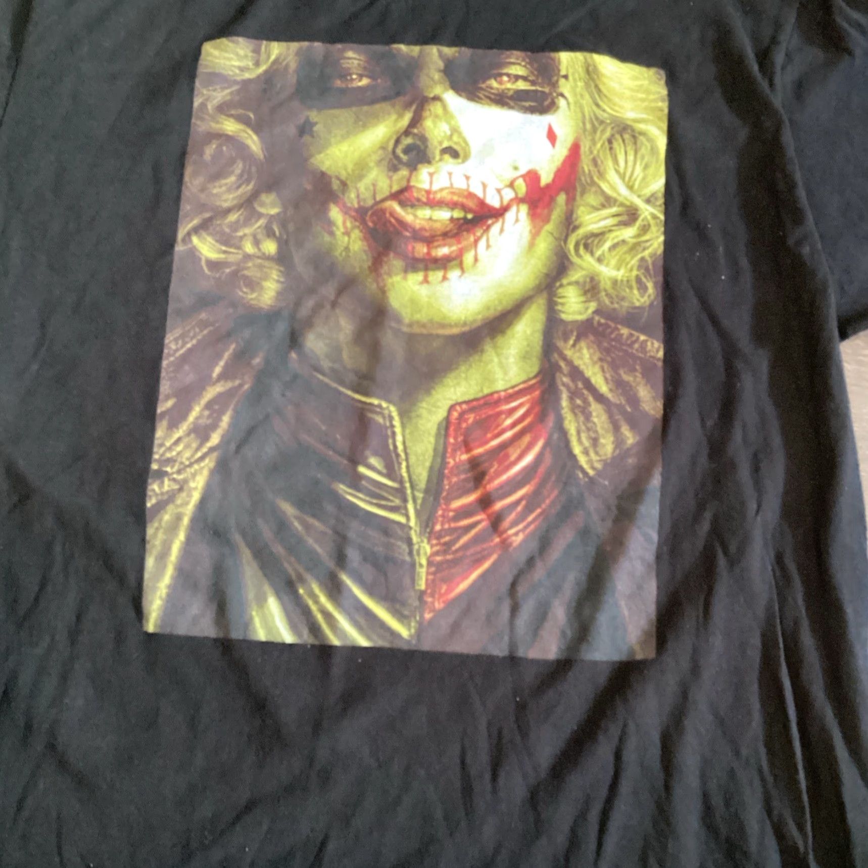 DC Comics BATMAN T-SHIRT Harley Quinn Damned 2 Graphic Print Adult XL Black DC Comics Mens Size US XL / EU 56 / 4 - 2 Thumbnail