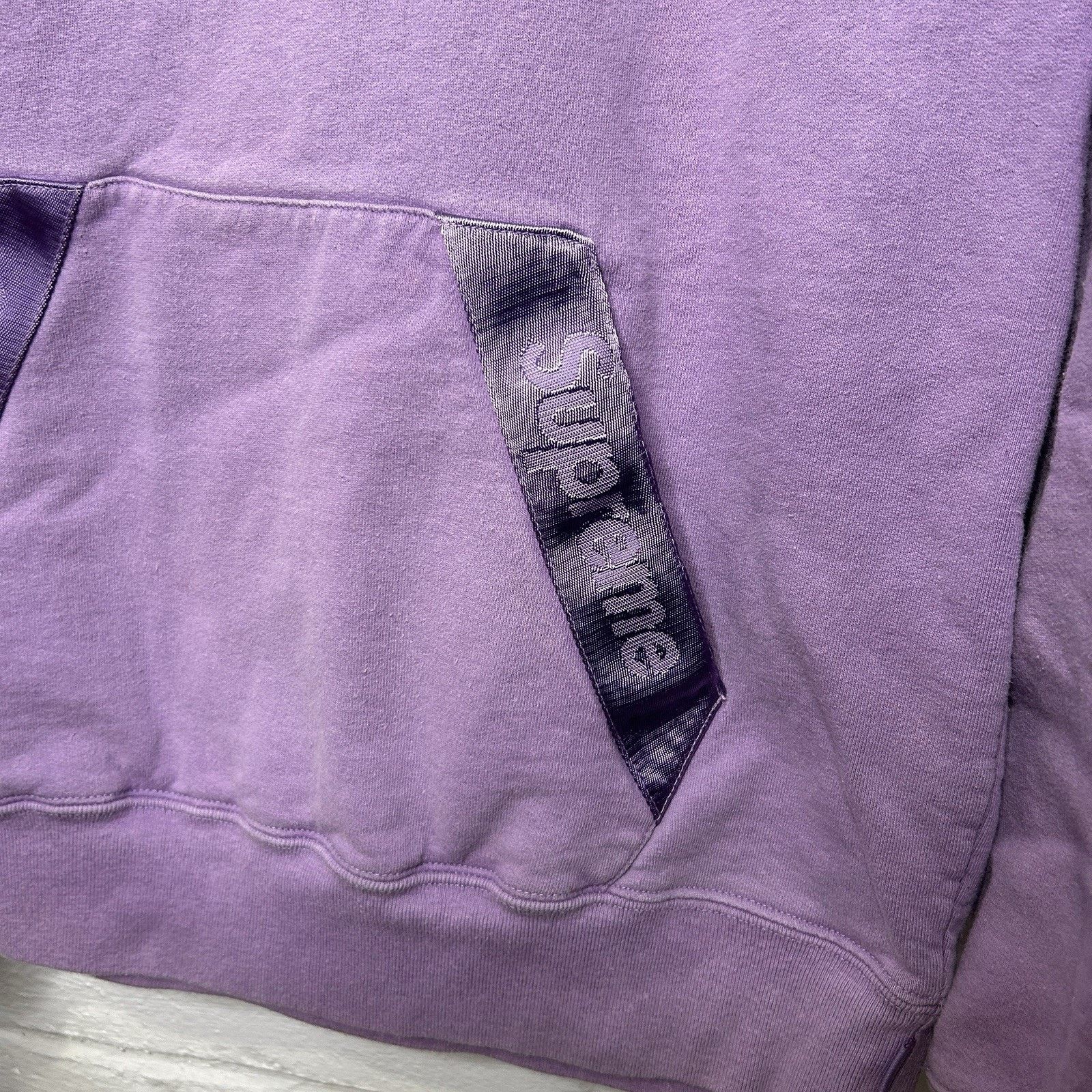 Supreme Supreme Tonal Webbing Trim Pullover Hoodie “Purple” SS20 Size US L / EU 52-54 / 3 - 4 Thumbnail