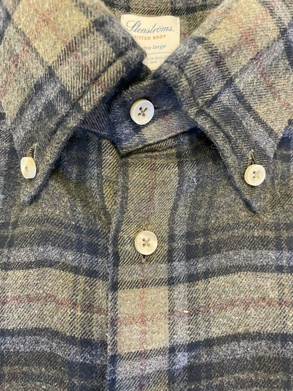 Strenstroms Plaid Flannel Button Down Shirt Size US XXL / EU 58 / 5 - 3 Thumbnail