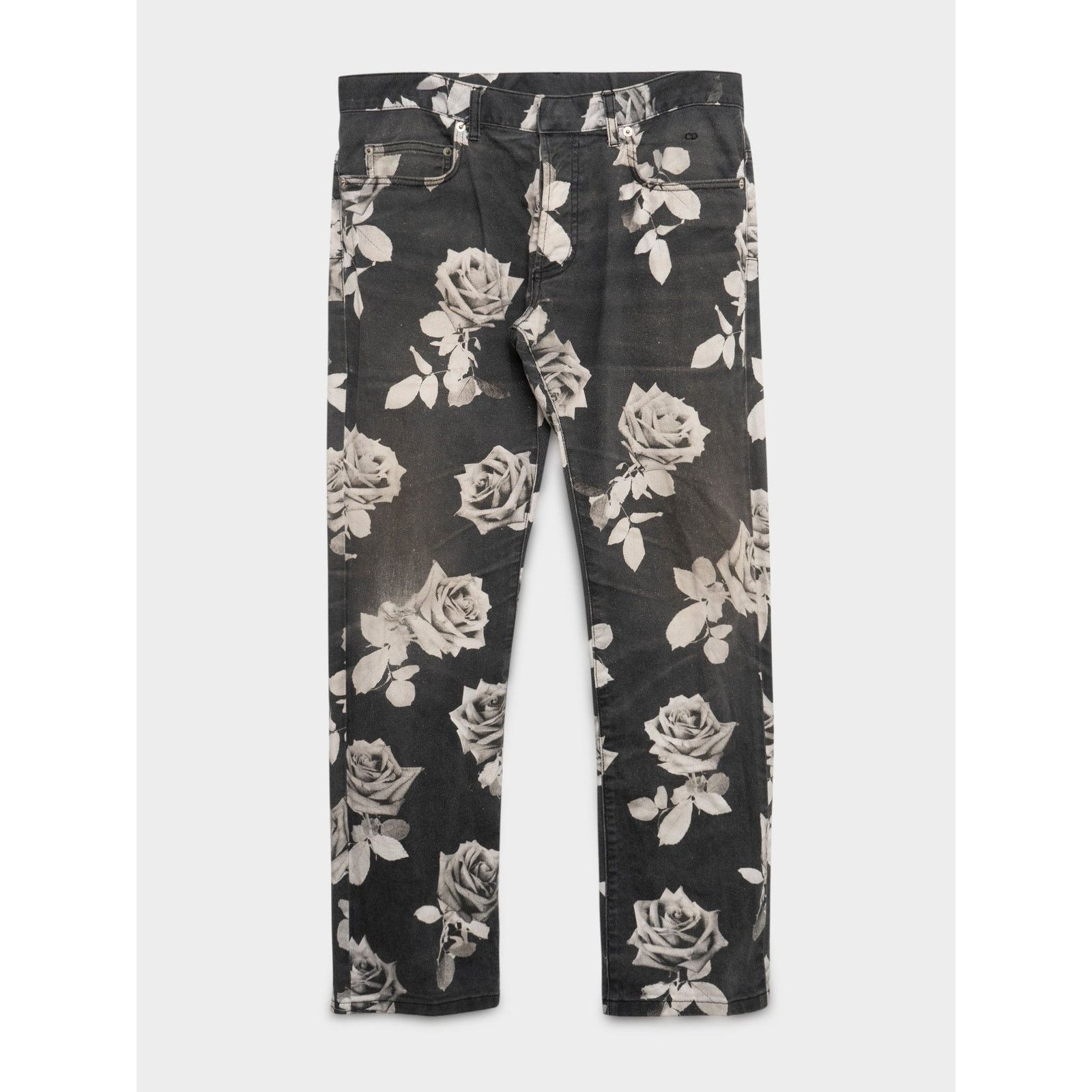 Dior Rose Jeans Size US 33 - 1 Thumbnail