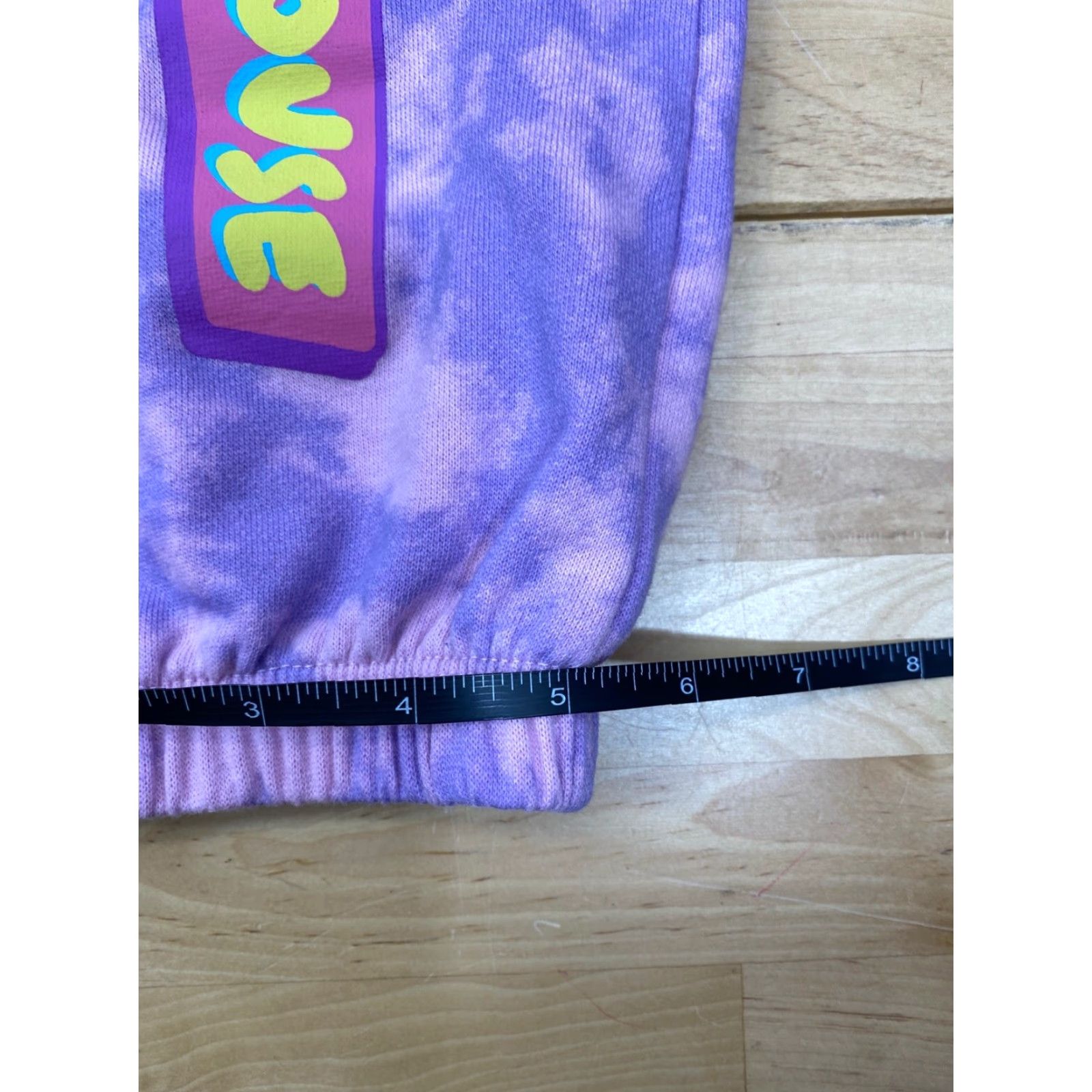 Vintage Hype House Sweatpants Pants Tie Dye Pink Purple Small S Women Activewear Size 28" / US 6 / IT 42 - 6 Thumbnail
