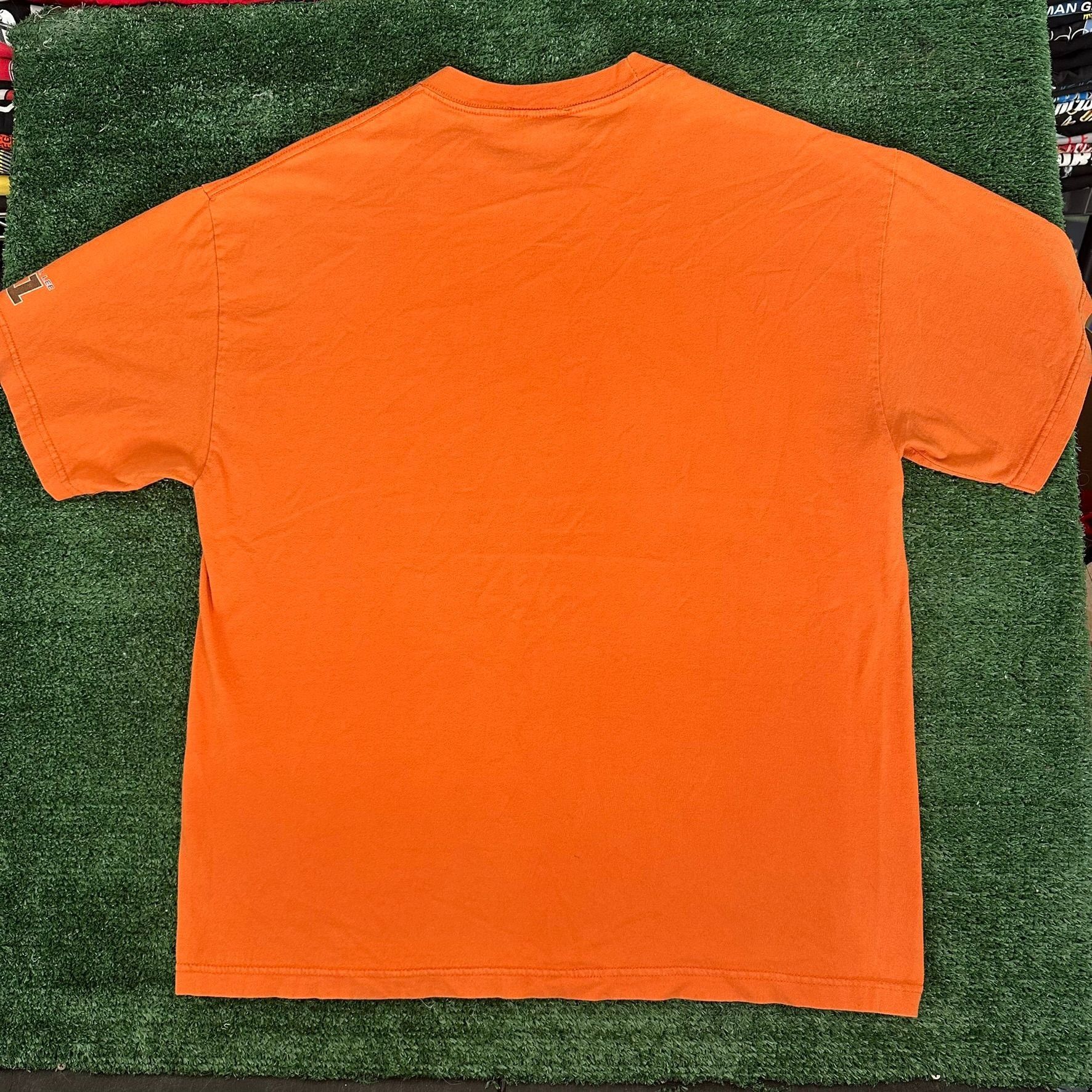 Vintage Vintage 90s Dukes of Hazzard General Lee T-Shirt Boxy Orange Size US XL / EU 56 / 4 - 6 Thumbnail