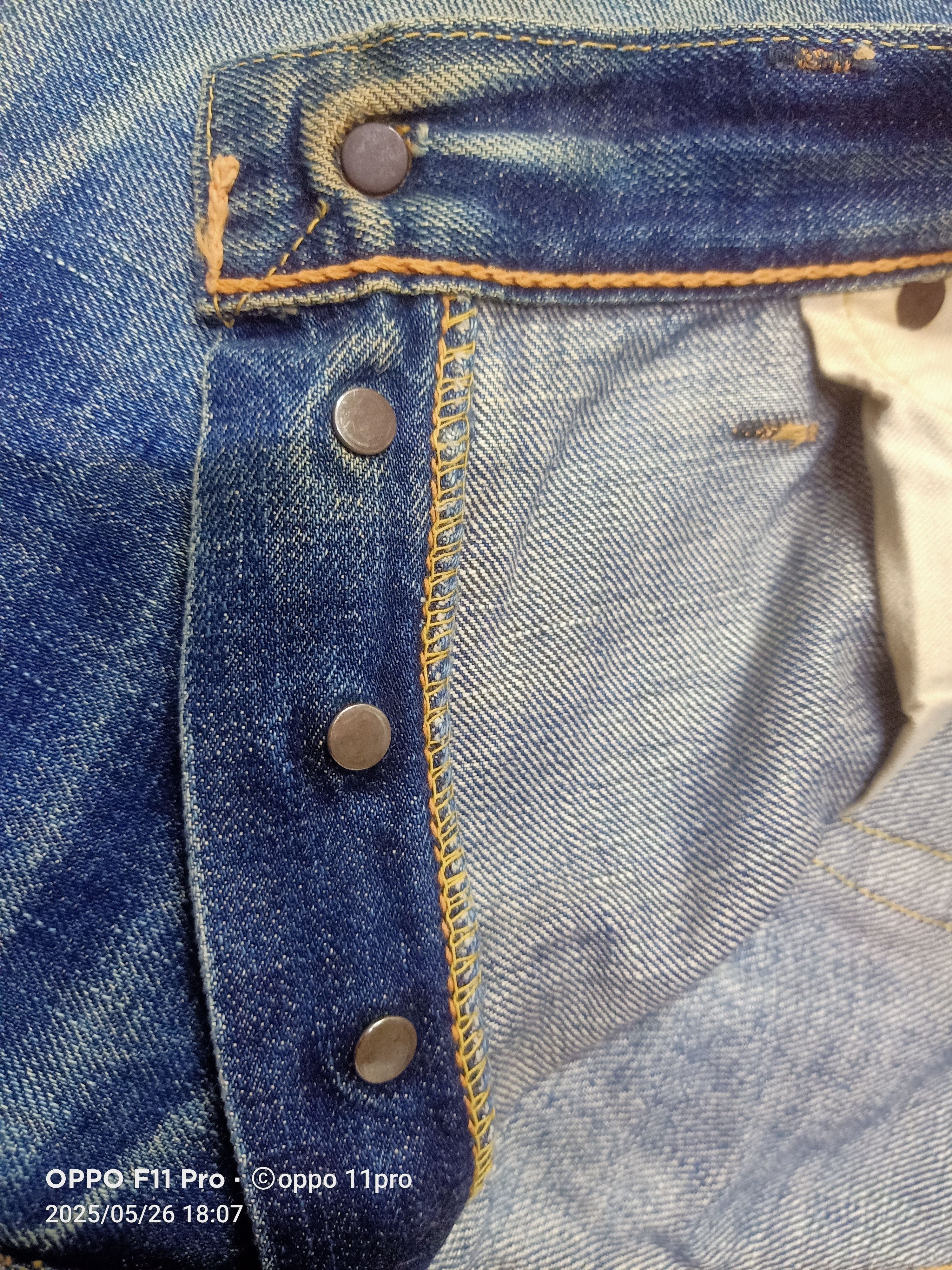 Japanese Brand × Warehouse Wherehouse Vintage Denim Distressdenim Selvedge Size US 33 - 7 Thumbnail