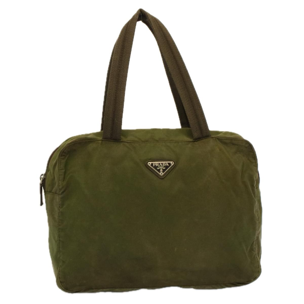 image of Prada Handbag in Khaki, Women's