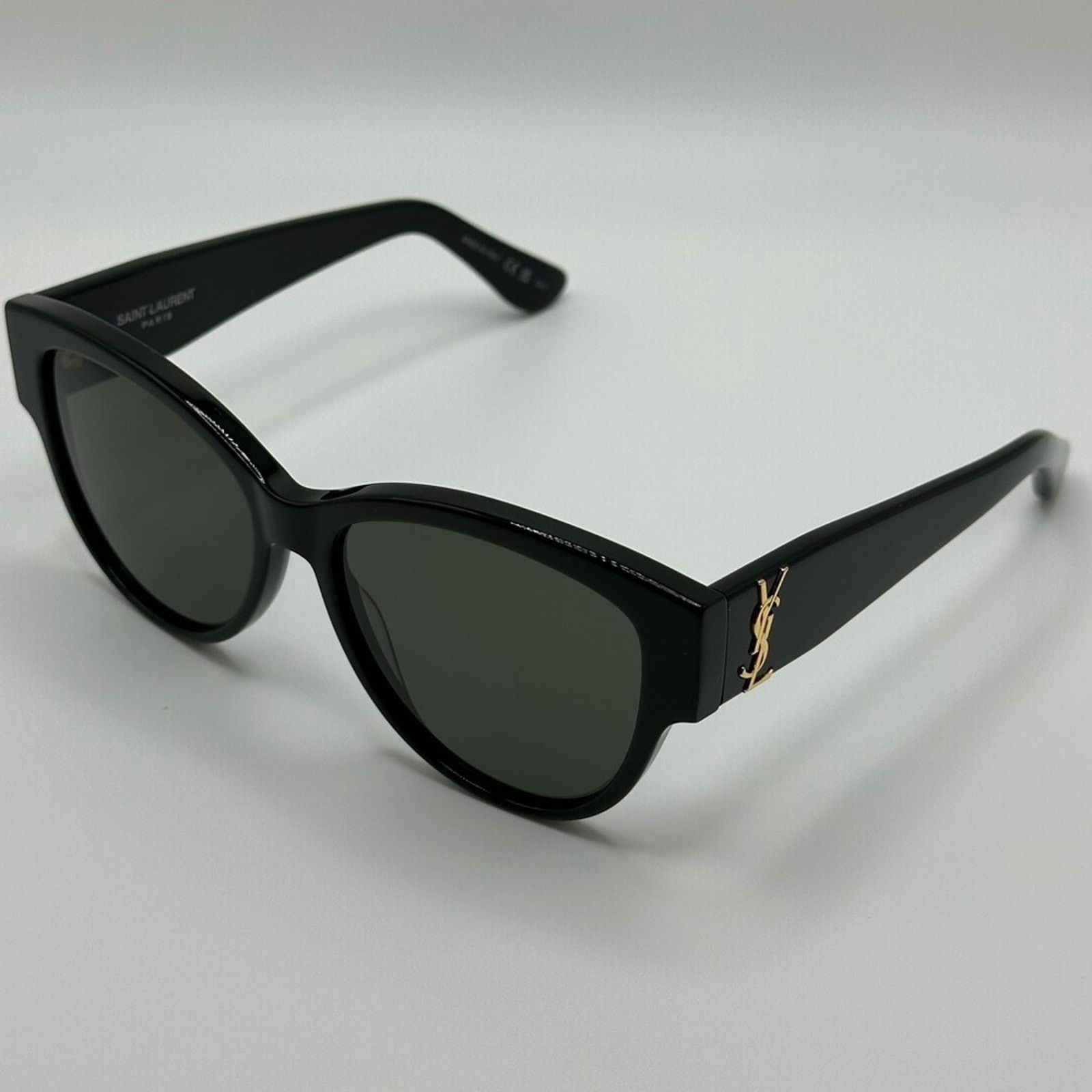 Yves Saint Laurent BRAND NEW SAINT LAURENT SUNGLASSES SLM3 092 Black Grey Women Size ONE SIZE - 4 Thumbnail