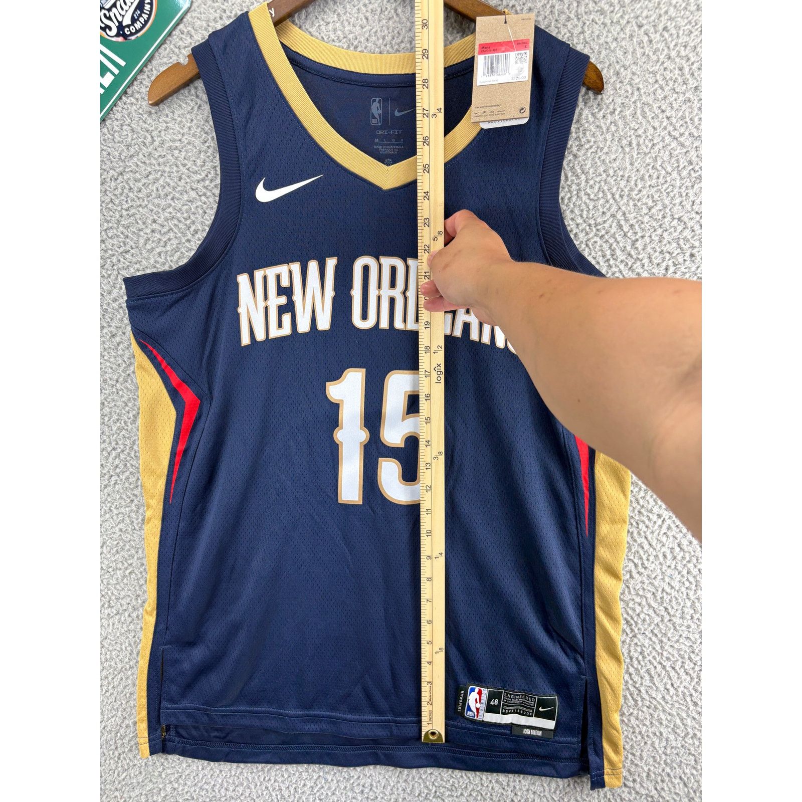 Nike Nike x New Orleans Pelicans Jersey Alvarado 15 Mens Large L Size US L / EU 52-54 / 3 - 2 Thumbnail