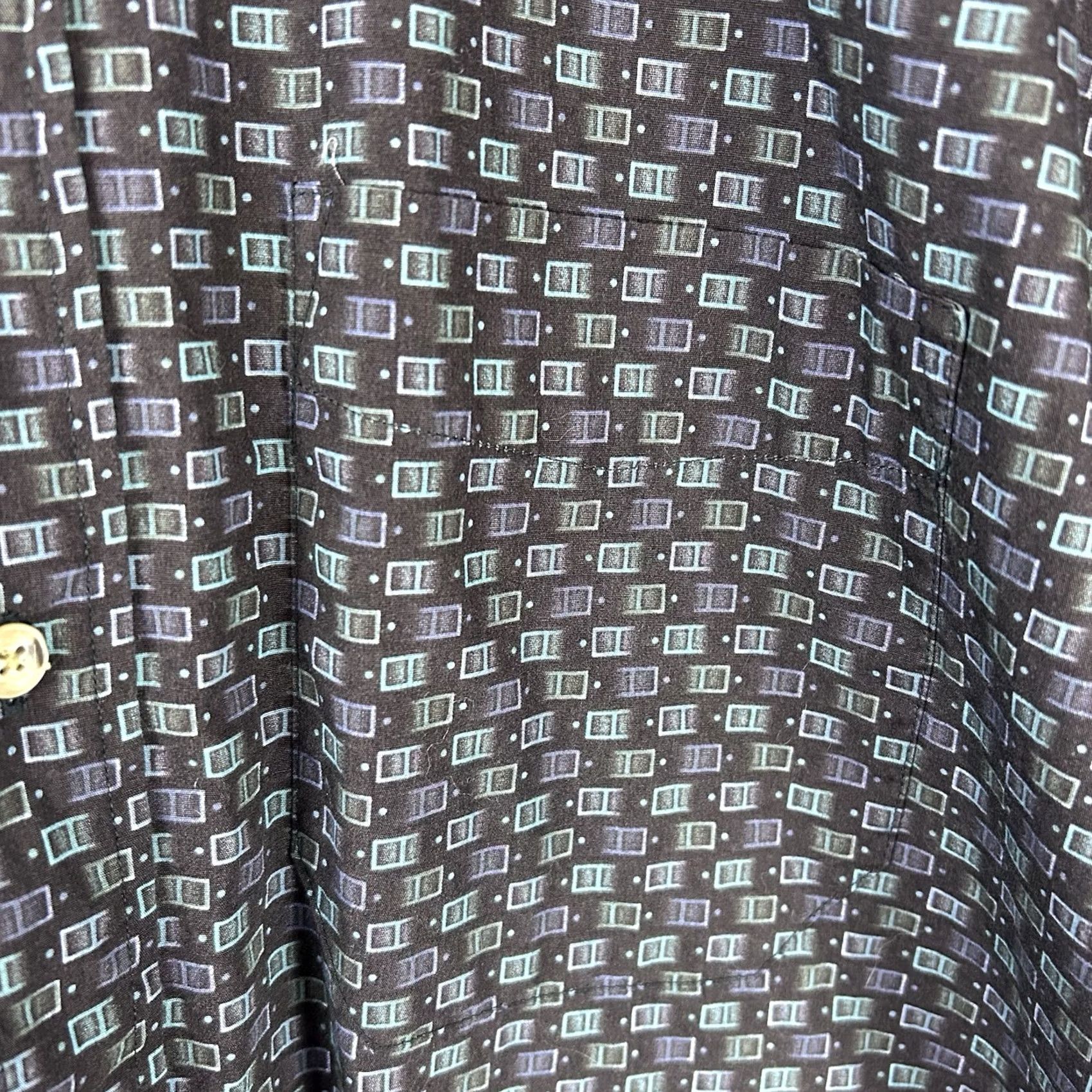 Pendleton Pendleton Geometric All Over Print Button Up Shirt Short Sleeve Men's Large Multicolor Size US L / EU 52-54 / 3 - 5 Thumbnail