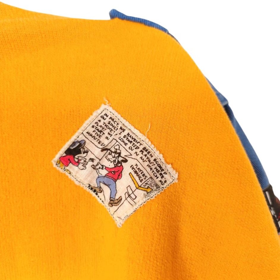 Disney VINTAGE Disney Sweatshirt Womens Size Large Yellow 80s Claude Attias Pop Art Mickey Mouse Size L / US 10 / IT 46 - 7 Thumbnail