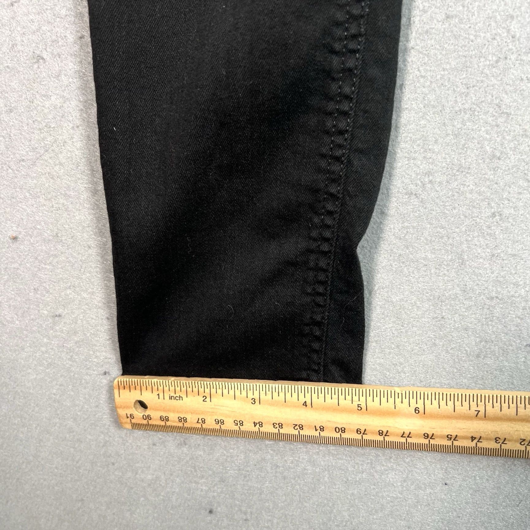 Acne Studios Acne Studios Skin 5 Jeans Women Denim Skinny 28x34 Black Foil W28 L34 Adult Womens Size 28" / US 6 / IT 42 - 5 Thumbnail