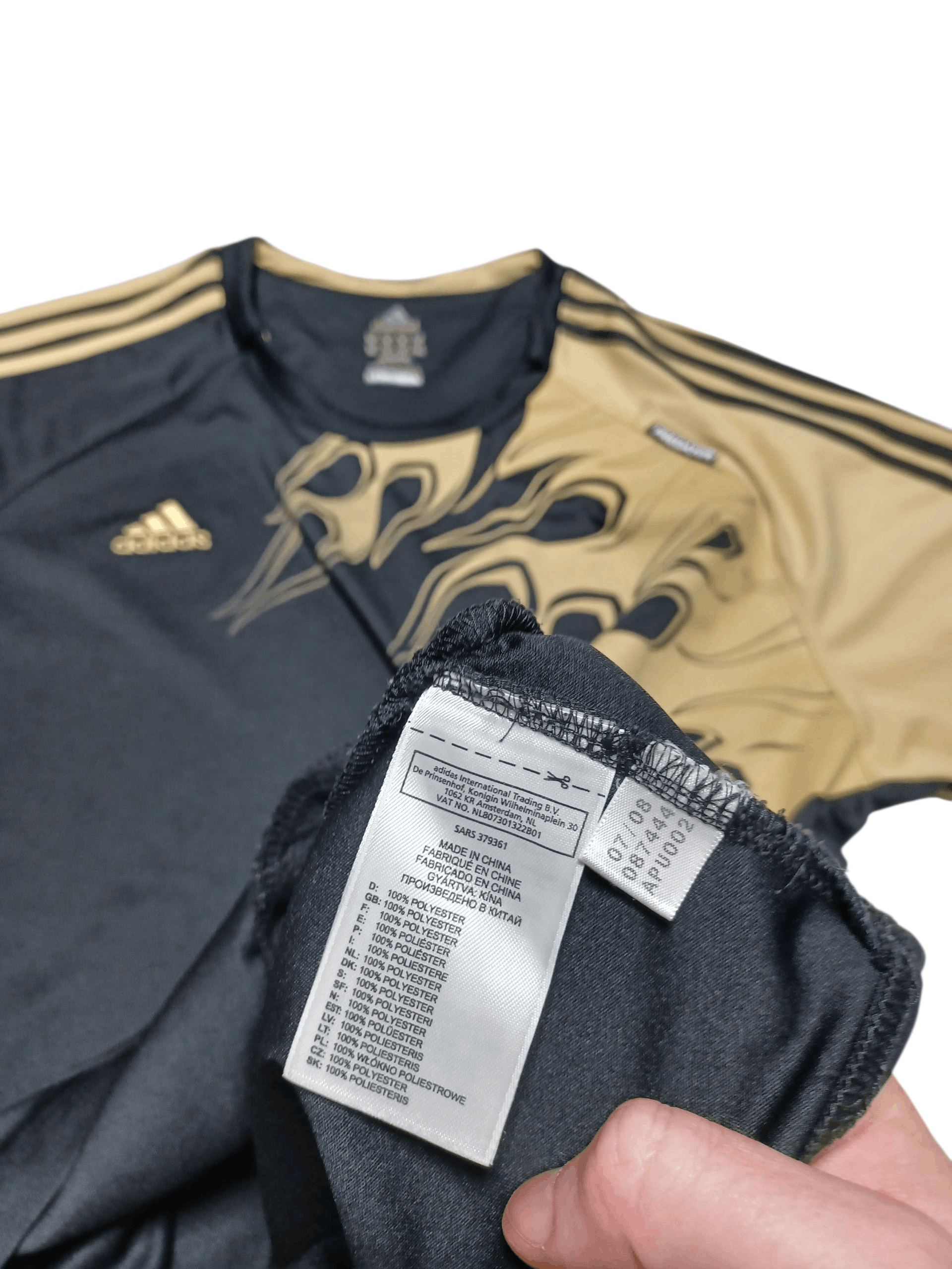Adidas ADIDAS PREDATOR VINTAGE 2008 SOCCER JERSEY TEE Size US XL / EU 56 / 4 - 6 Thumbnail