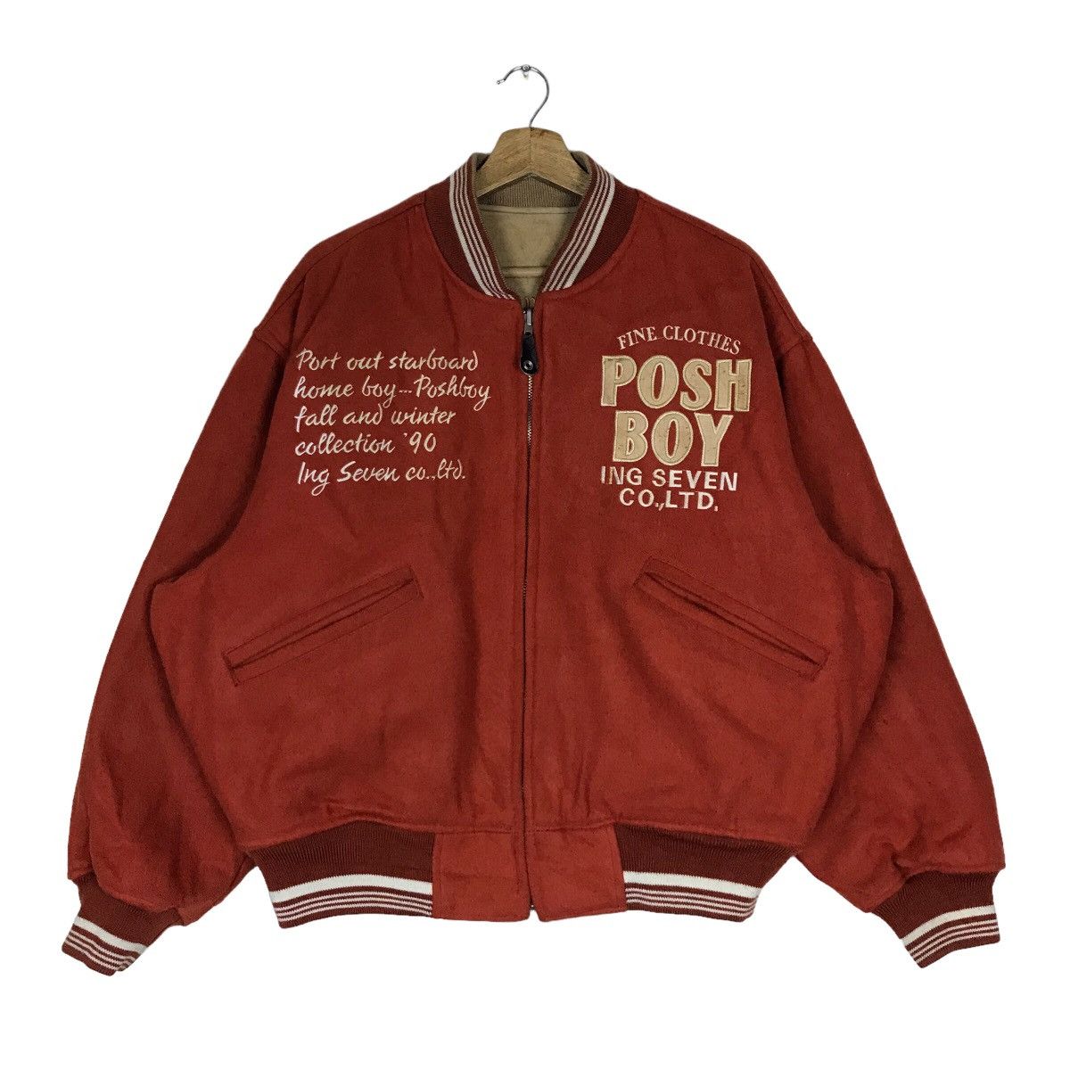 Posh Boy Varsity Jacket | Grailed