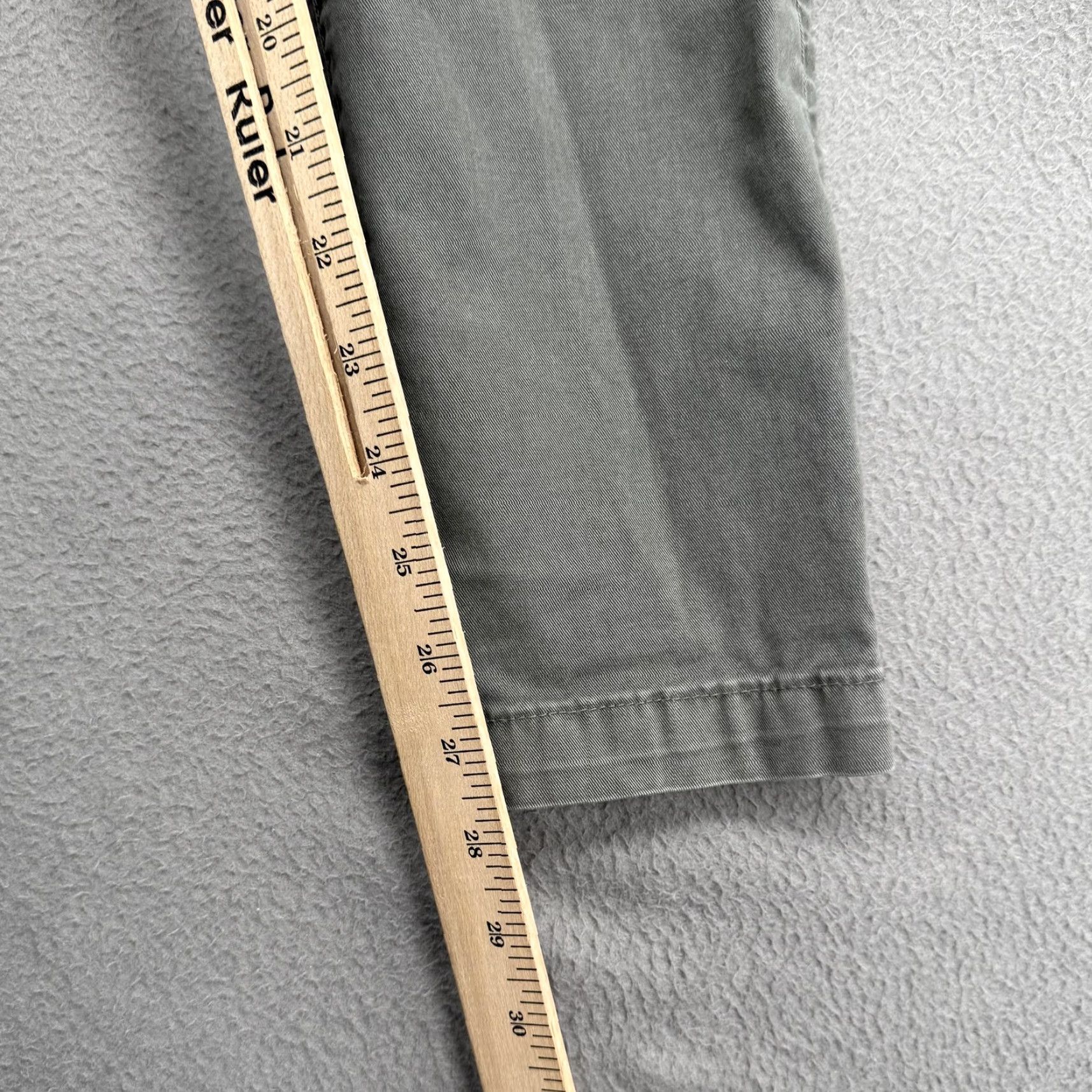 American Eagle Outfitters American Eagle Outfitters Pants Mens 29x30 Green Flex Chino Stretch Straight Front Pockets Casual Mens Size US 29 - 6 Thumbnail
