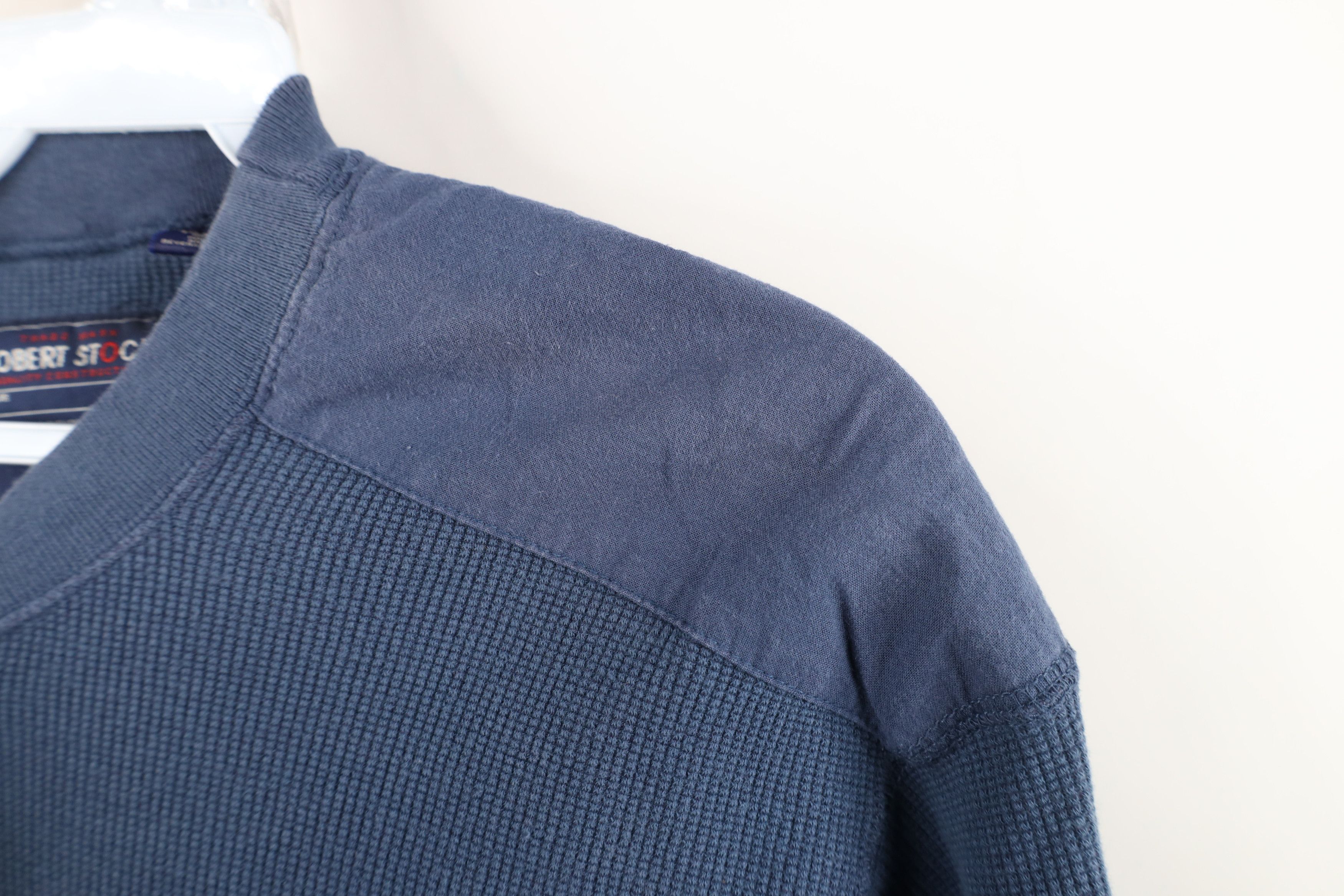 Vintage Vintage 90s Streetwear Waffle Knit Long Sleeve T-Shirt Size US M / EU 48-50 / 2 - 6 Thumbnail