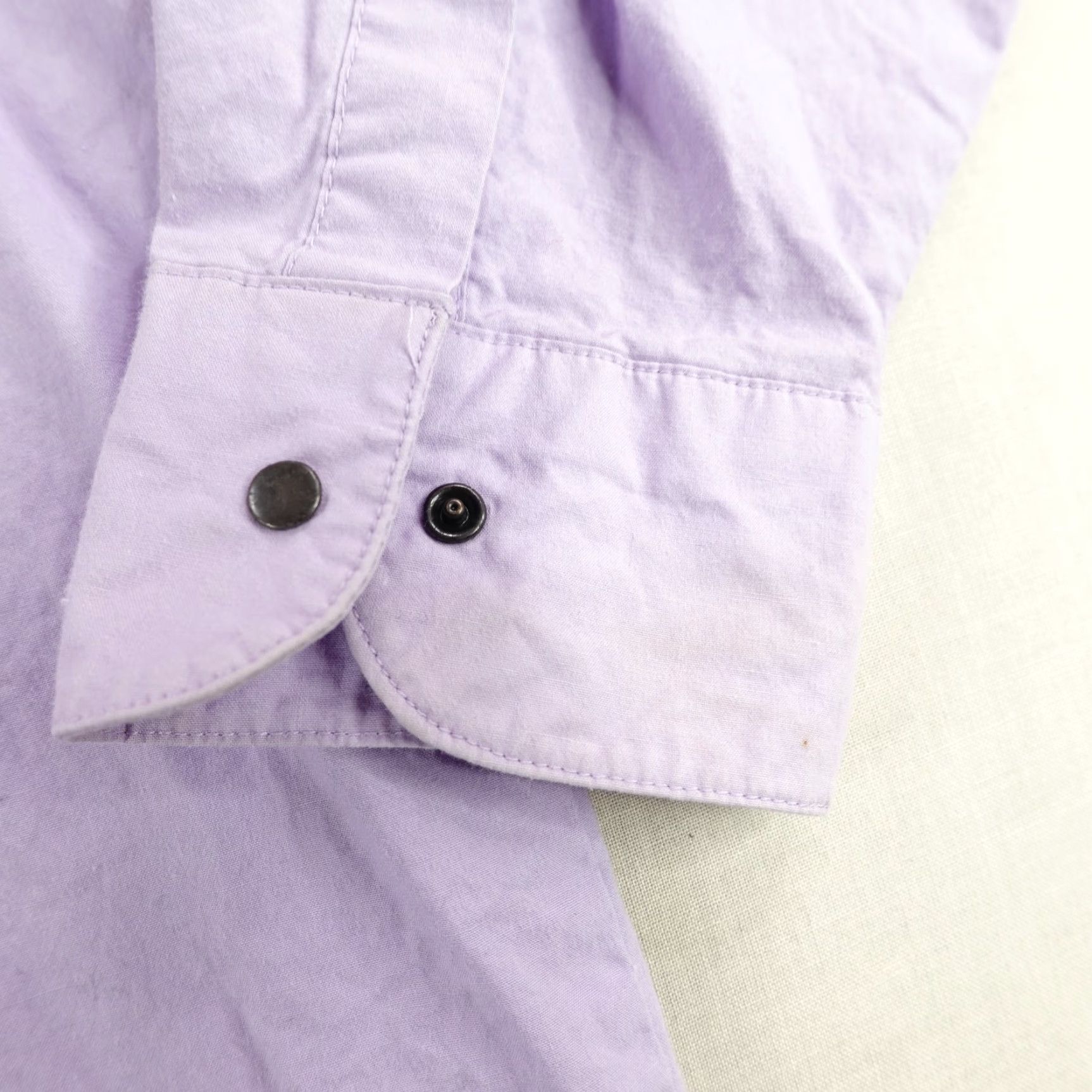 Patagonia Vintage Patagonia Shirt Womens 10 Purple Lavender Snap Up Button-Up Collared Top Y2K Size L / US 10 / IT 46 - 4 Thumbnail