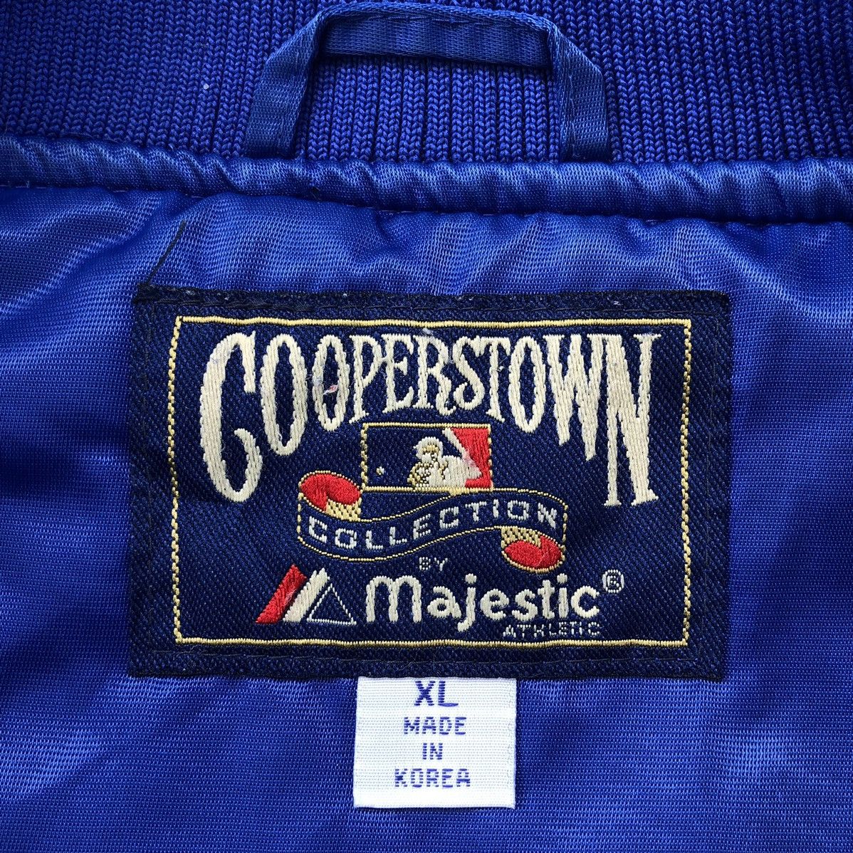 Cooperstown Collection VTG Brooklyn Cooperstown by Majestic Quilted Bomber Jacket Size US XL / EU 56 / 4 - 19 Thumbnail