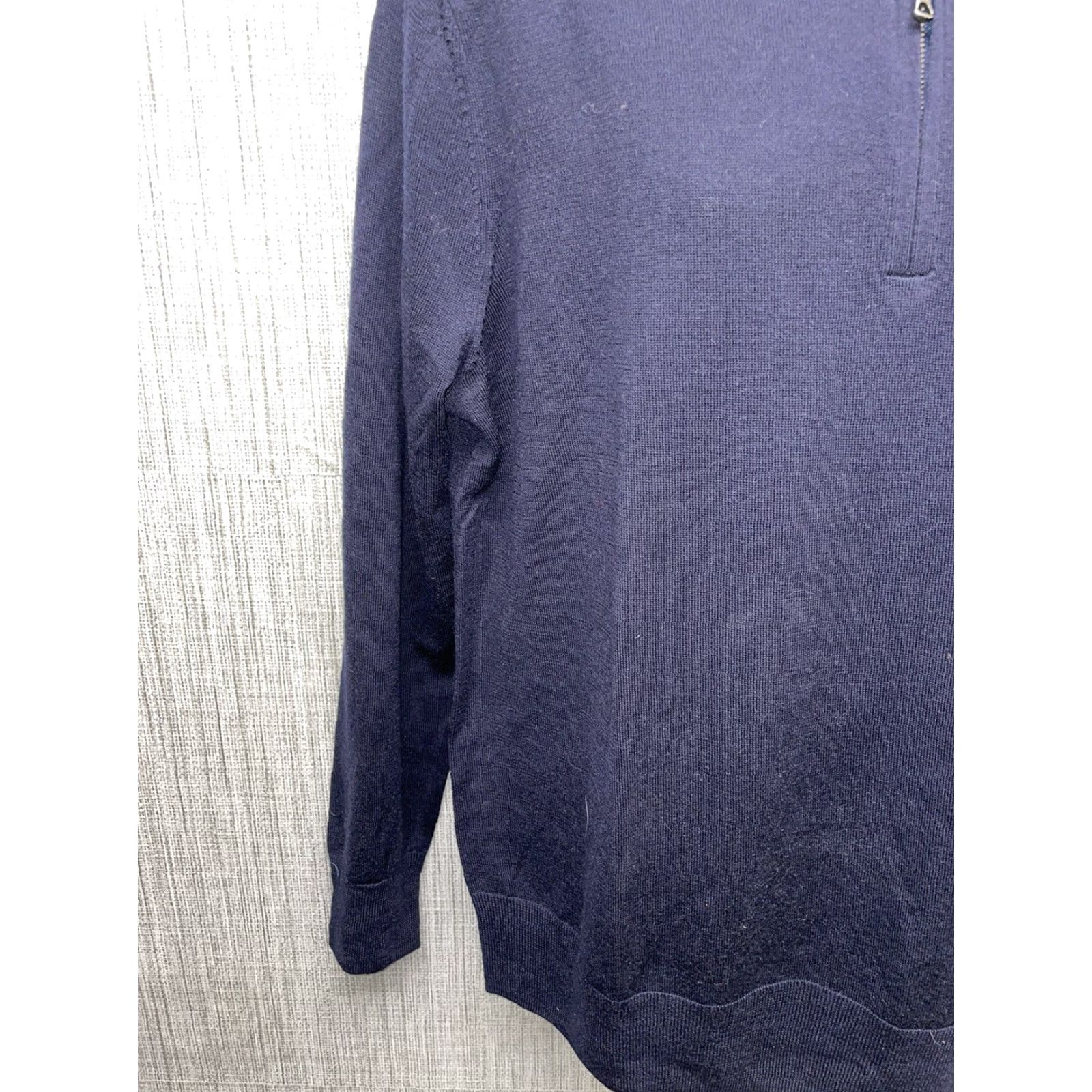 Brooks Brothers Brooks Brothers Wool Pullover Jacket Dark Blue Italian Yarn Mens XL Pullover Sweater Men XL Blue Wool Pullover Jacket? Size US XL / EU 56 / 4 - 4 Thumbnail