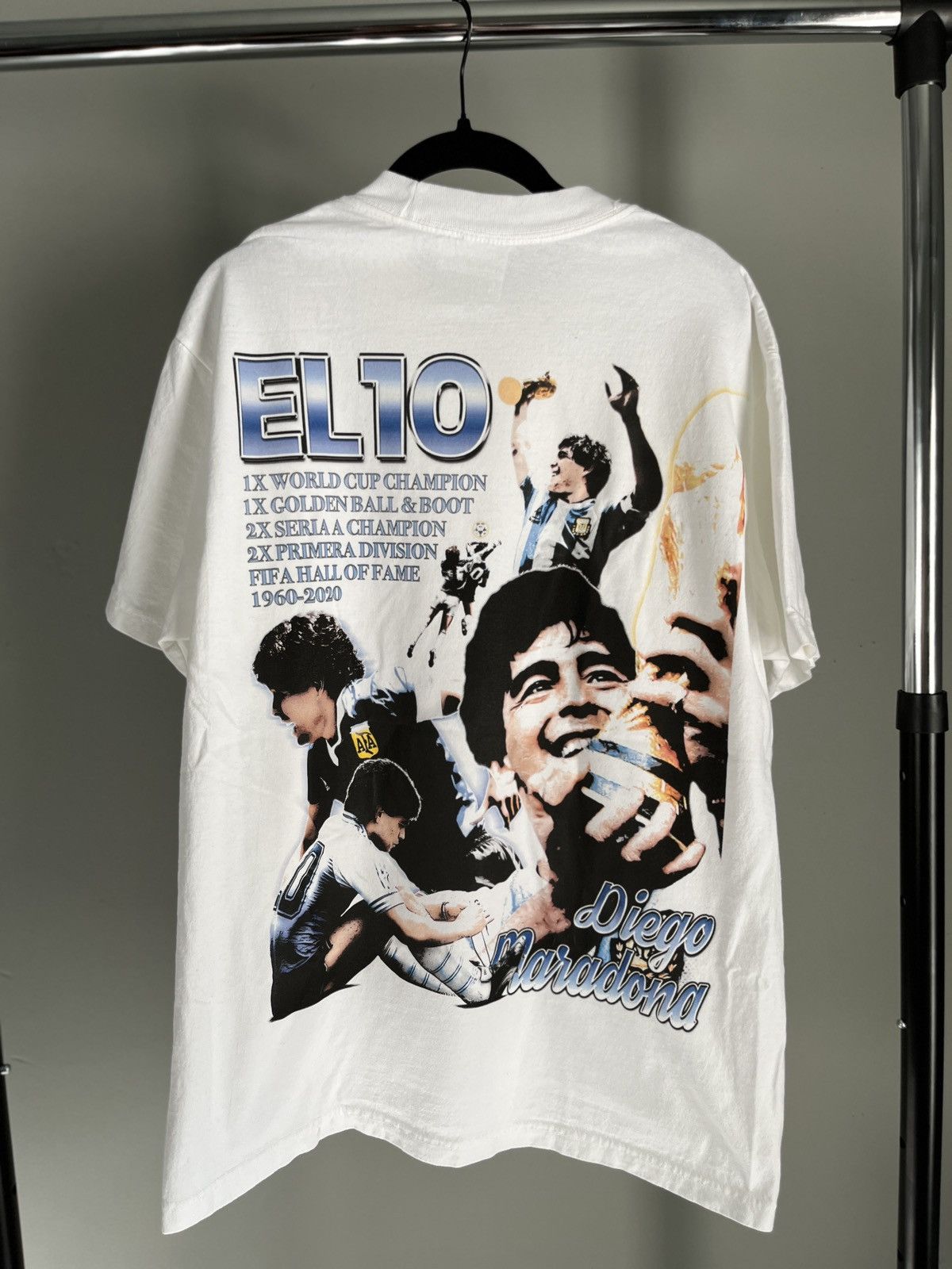 Vintage Diego Maradona Graphic Tee Shirt Size US L / EU 52-54 / 3 - 2 Thumbnail